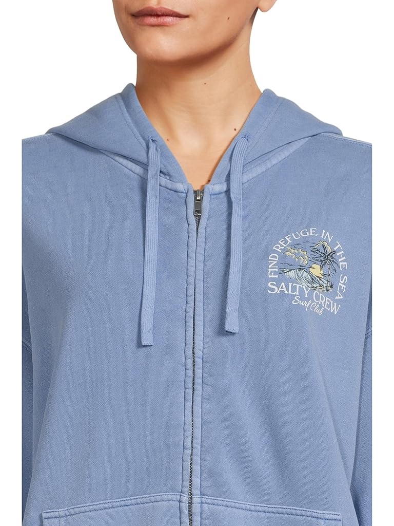 Blue Salty Crew Surf Club Zip Hoodie