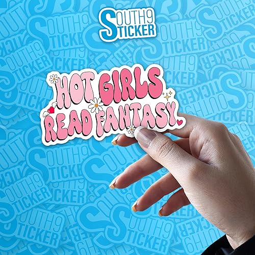 Miniatura 5 de Calcomanías de lectura de fantasía para niñas calientes, calcomanías de libro de lectura de fantasía, Bookish Booktok de 3 pulgadas, impermeable,