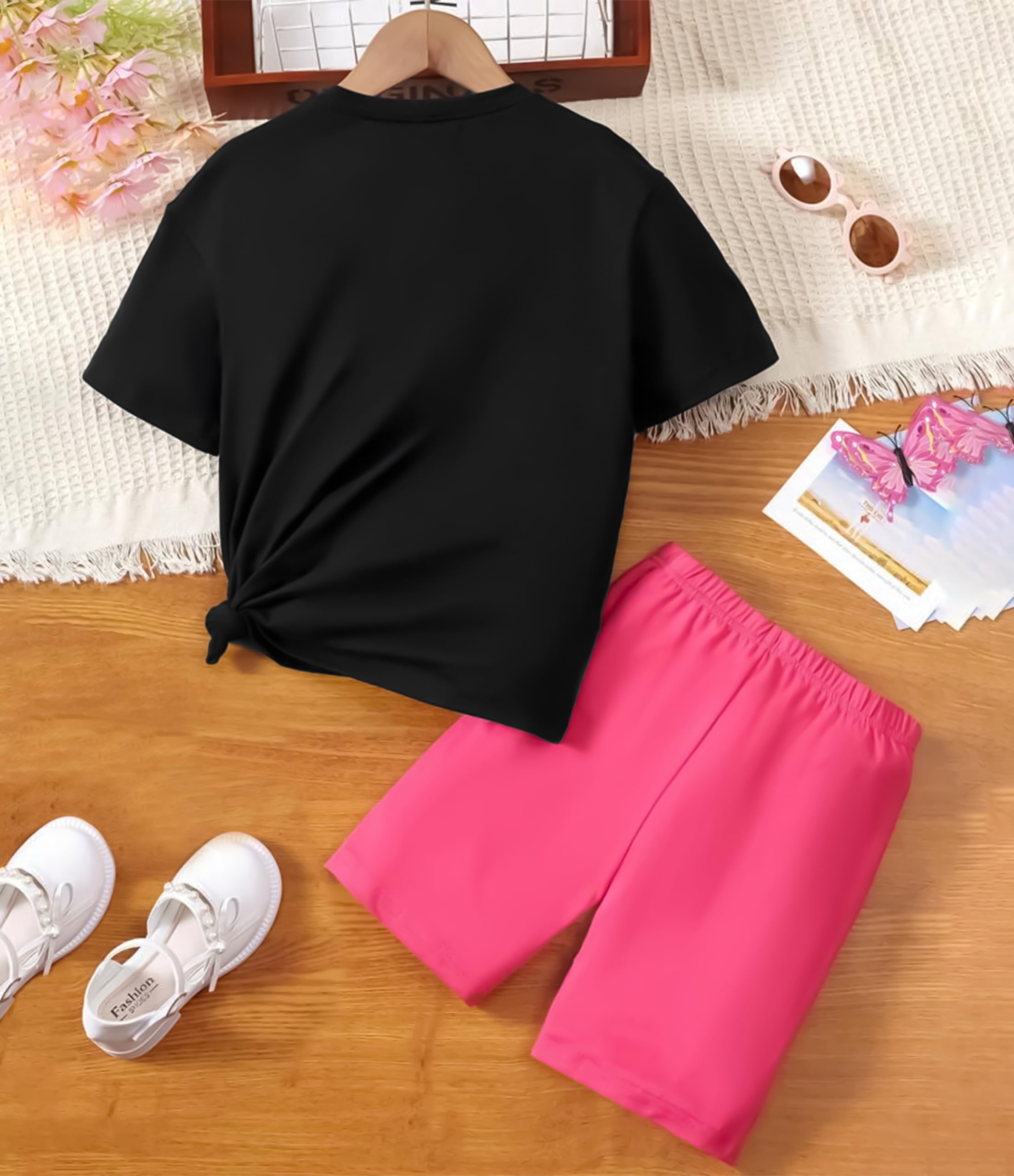 KYDA KIDS - Juego de ropa de algodón y lycra para niños