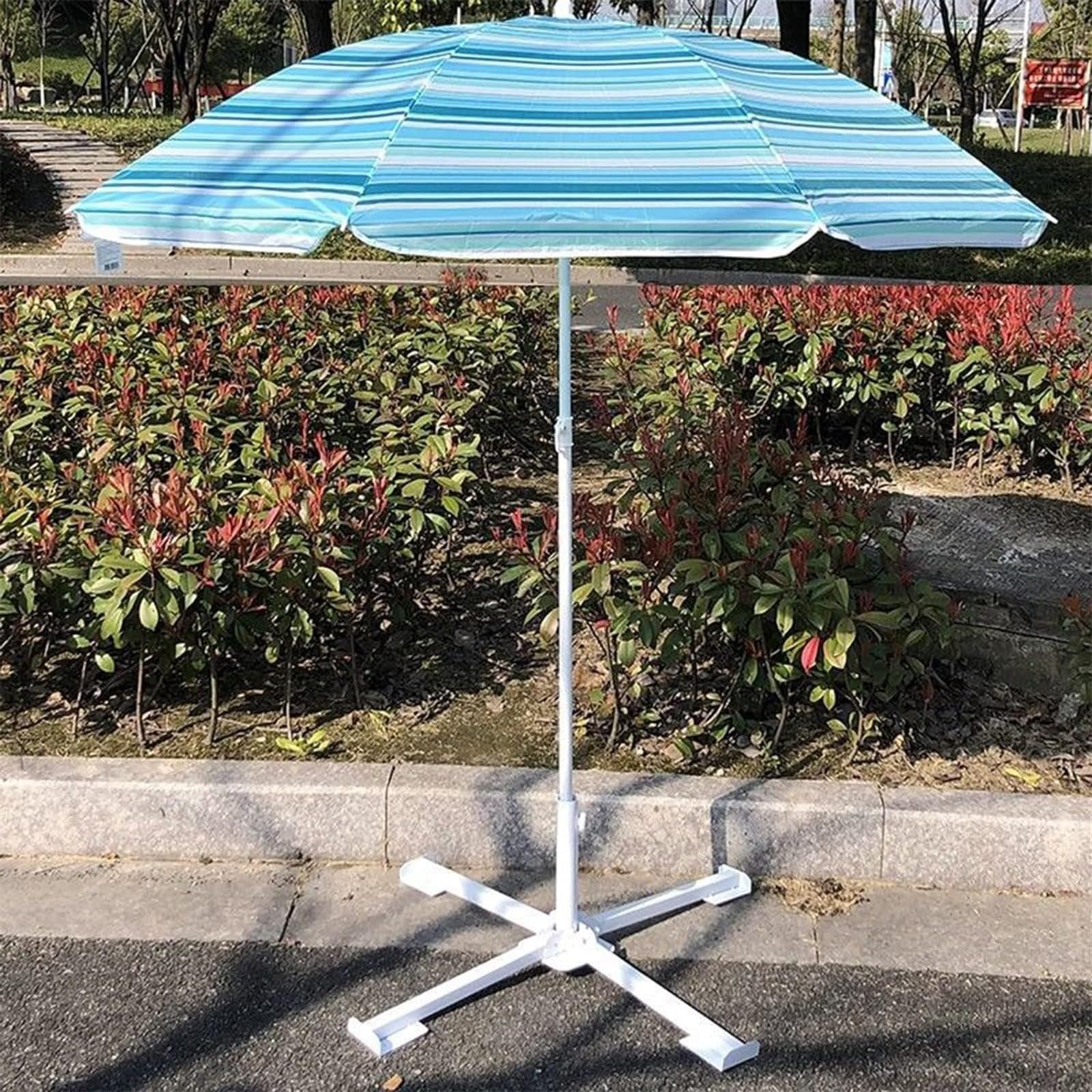 Prosty Parasol, Parasol Ogrodowy Na Świeżym Powietrzu. Parasol Ogrodowy Na Tarasie Ogrodowym Bez Podstawy Ogrodowy Parasol