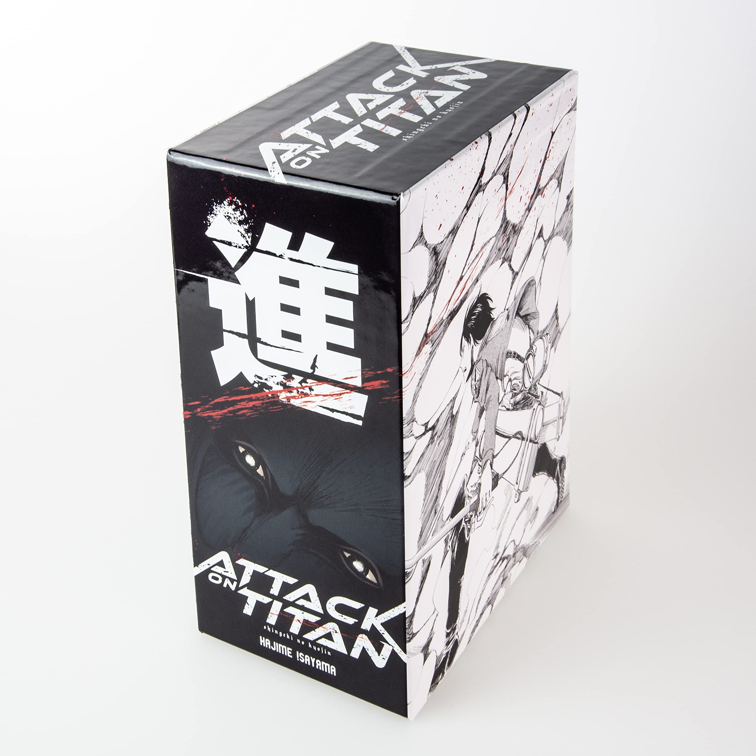 Attack on Titan, Bände 1-5 im Sammelschuber mit Extra: Fantasy-Action-Manga ab 16 Jahren über den Kampf gegen menschenfressende Titanen
