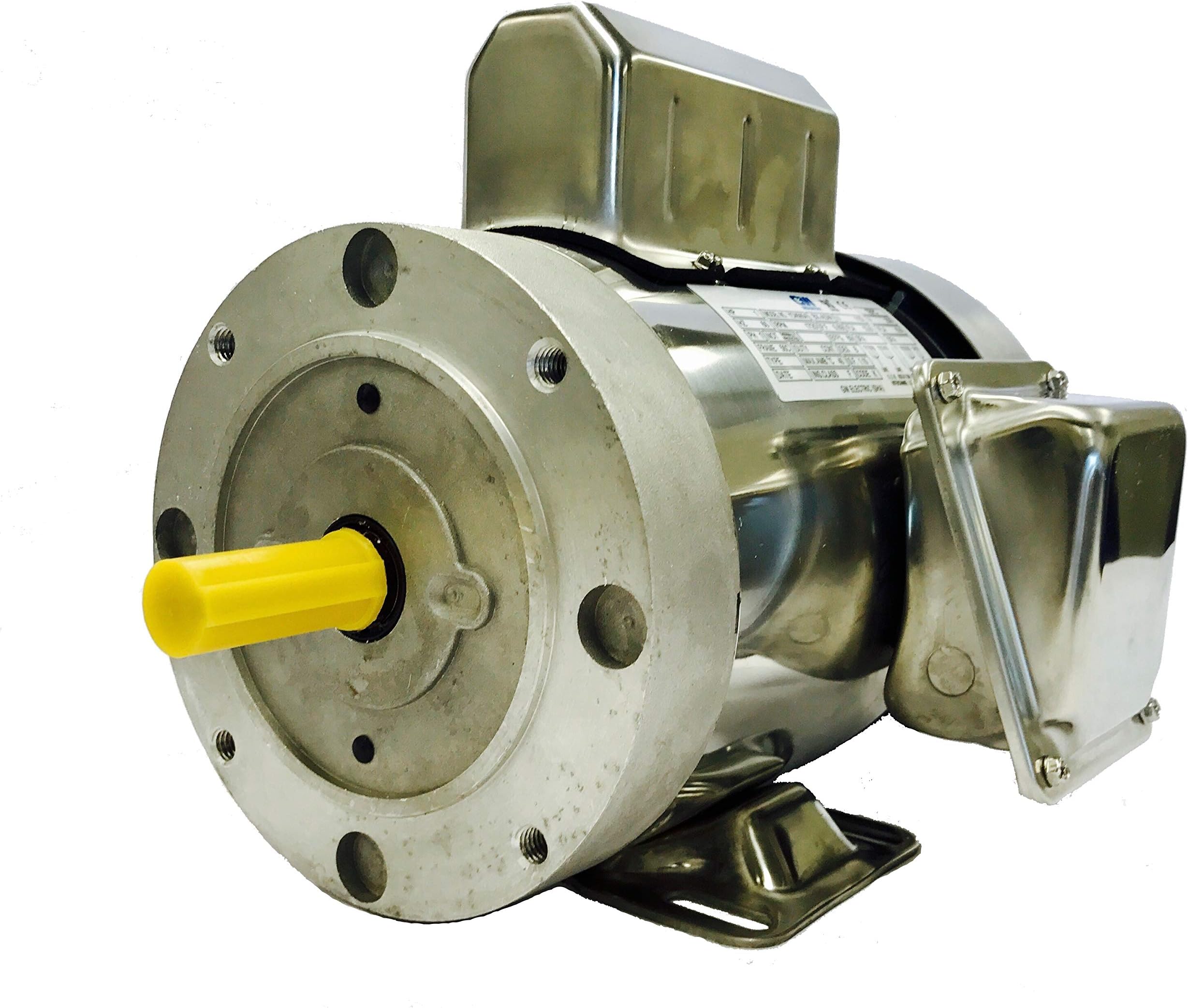 SMC YCN5654BX 1 HP Stainless Steel Boat Lift Motor, 1725RPM, 1.15 Service Factor, 56C Frame, TEFC, 115/230V, SST Boat Hoist Motor