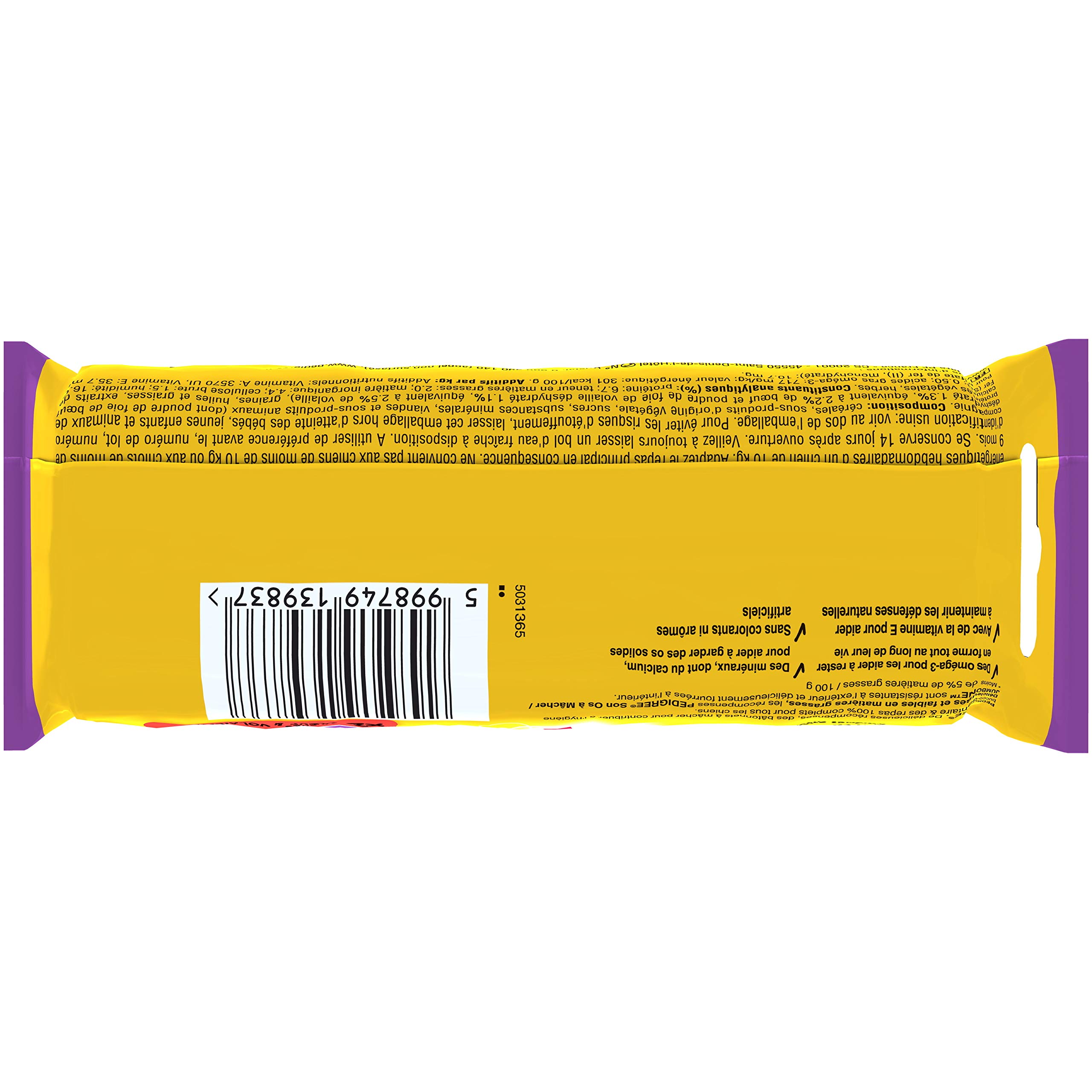 PEDIGREE JUMBONE Kauknochen für mittelgroße Hunde, 10 – 25 kg, 12 Beutel mit je 2 Knochen – Leckereien mit Rindfleisch und Geflügel – ideale Belohnung für die Beschäftigung, Erziehung und Freude des