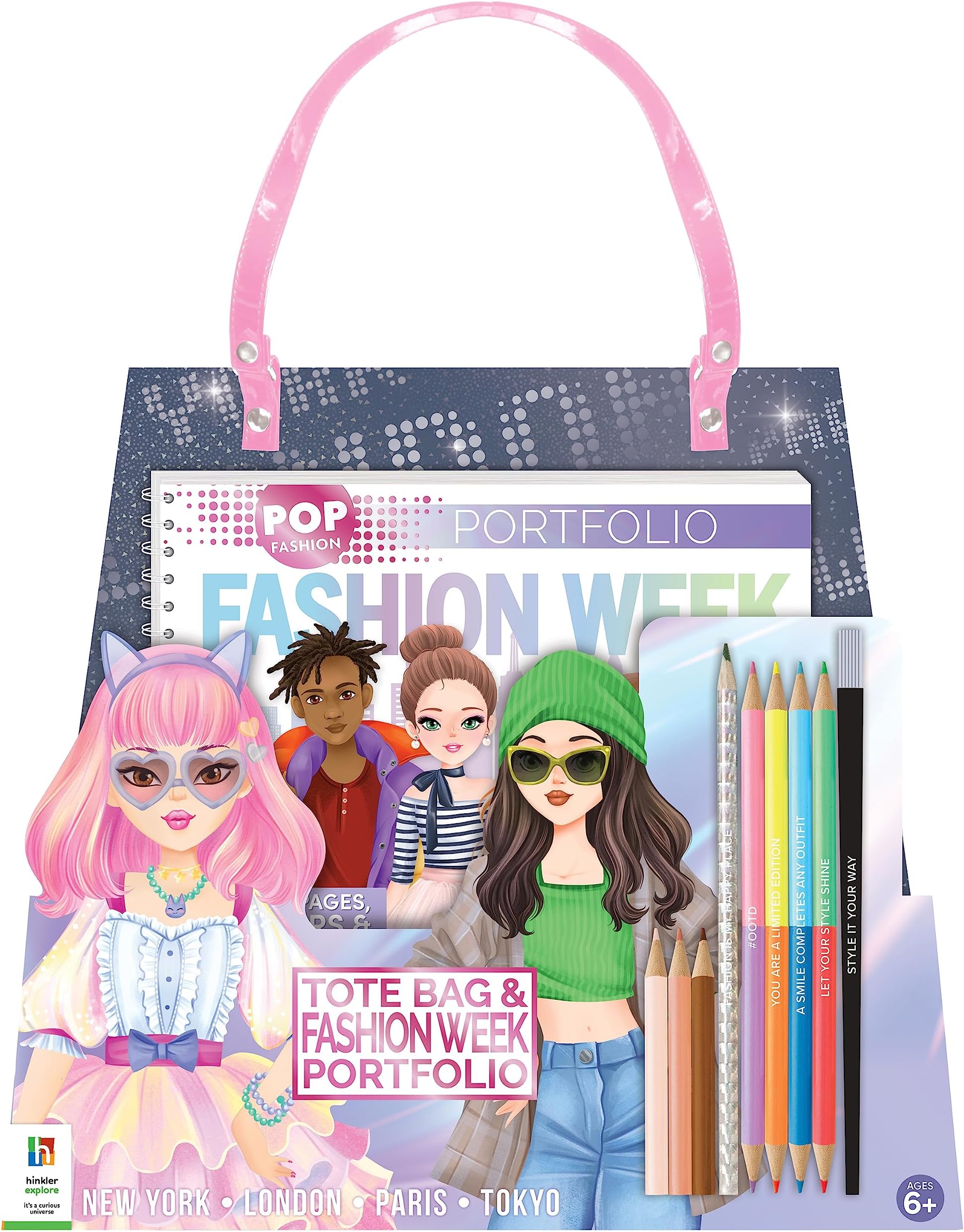 Pop Fashion Week Tote Bag and Portfolio