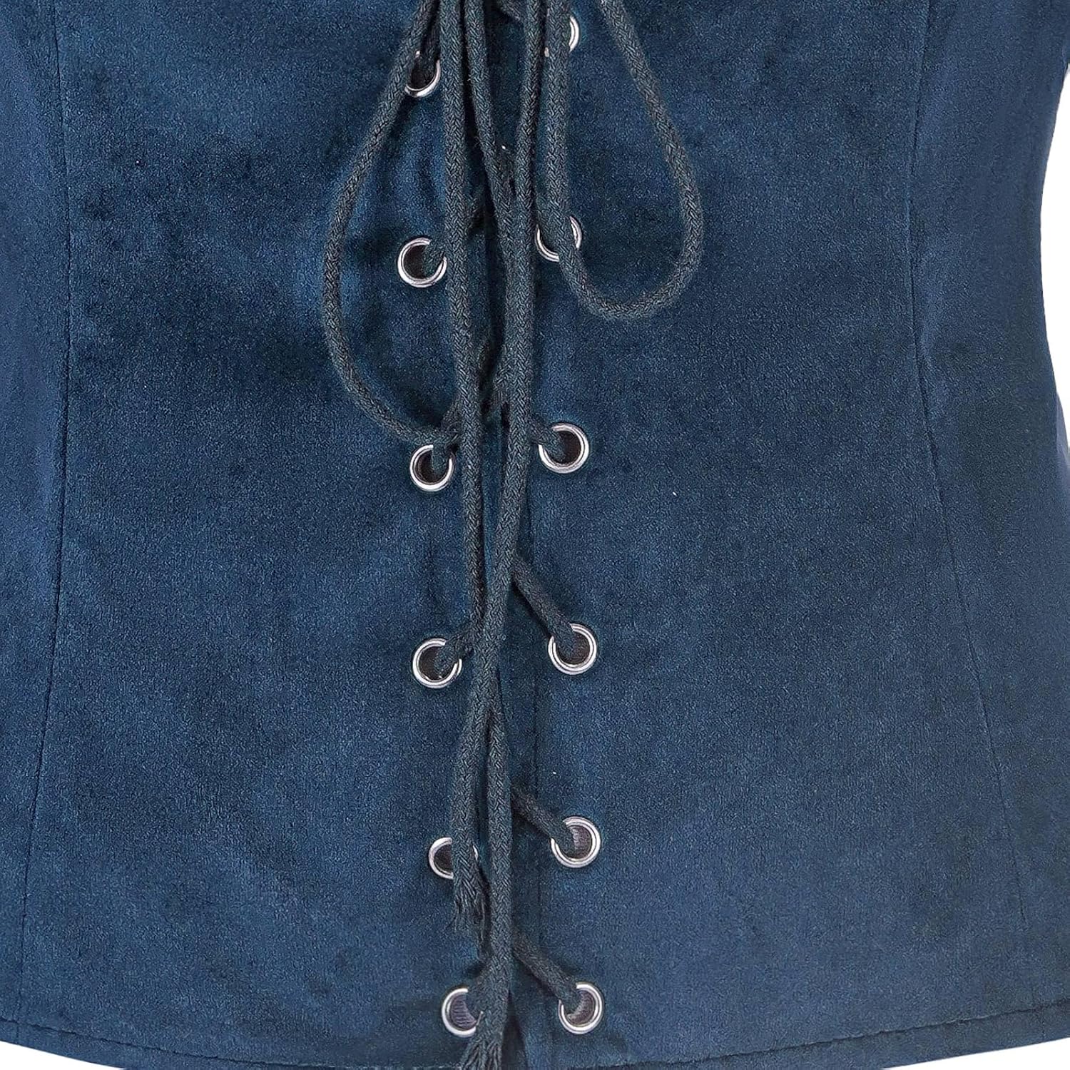 Teyujosem Women's Pirate Corset Renaissance Medieval Vest Steampunk Victorian Bodice