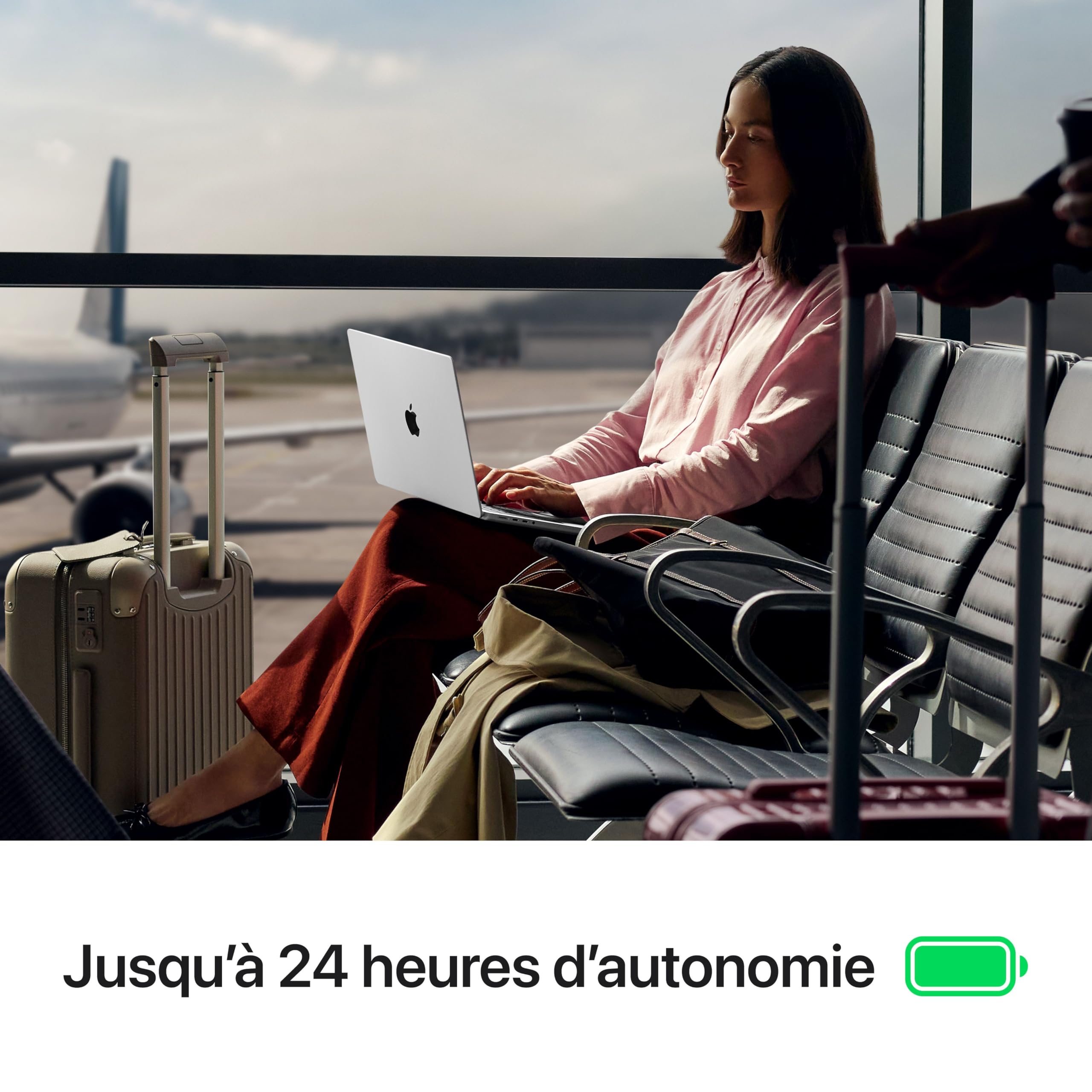 Apple MacBook Pro Portable avec M5, CPU 10 cœurs et GPU 10 cœurs : Conçu pour l’IA, Écran Liquid Retina XDR 14,2 Pouces, Mémoire unifiée 32 Go, SSD 1 to, Wi-FI 7 ; Noir sidéral
