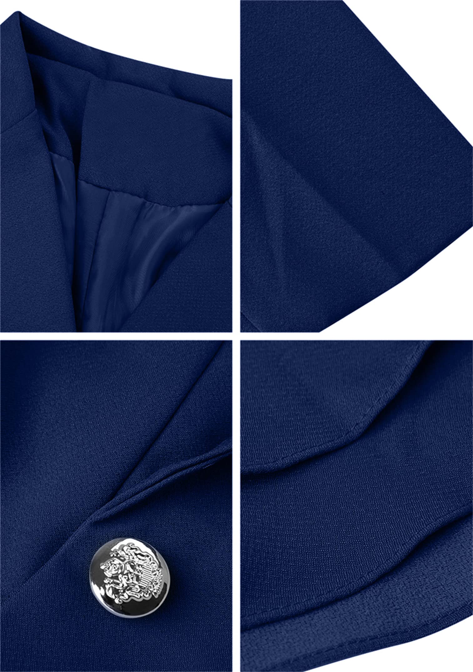 Donne Elegante Lavoro Blazer Slim Fit Solid Lantern Sleeve Blazer Suit A Strati Gonna Frill Vita Blazer Coat