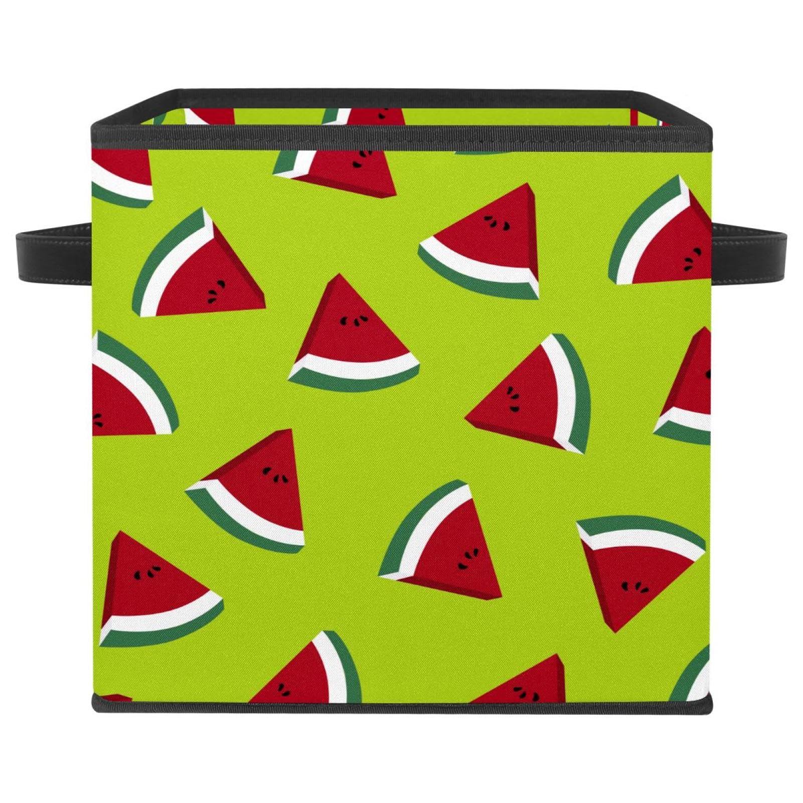 Cube organisateur pliable en tissu avec poignées ergonomiques