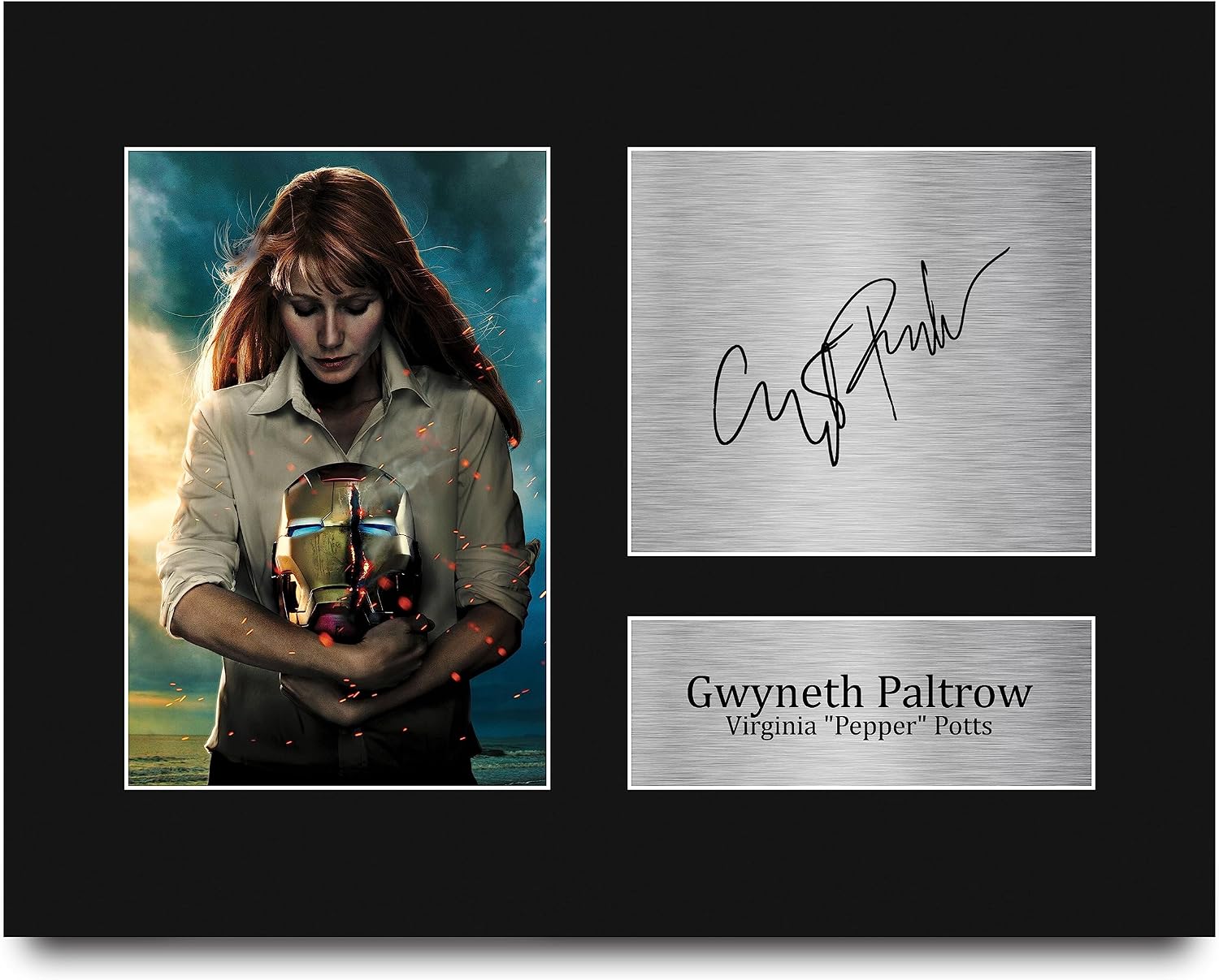 HWC Trading Gwyneth Paltrow Iron Man Gifts Printed Signed Autograph Picture for Movie Memorabilia Fans - US Letter (ID-007929)