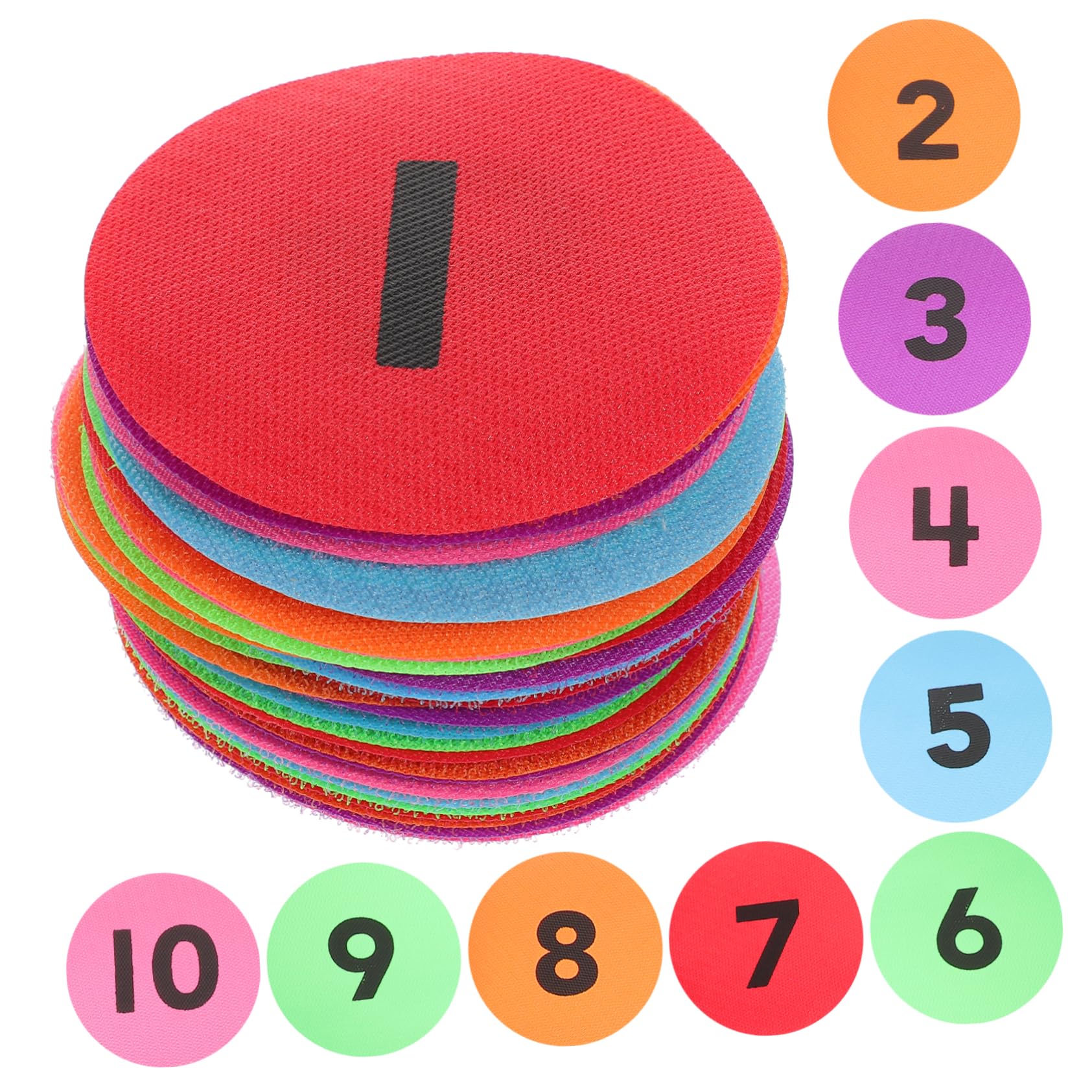 NUOBESTY 3 Ensembles Marqueurs De Tapis Etiquettes Autocollantes Étiquettes Autocollantes Marqueur Effaçable À Sec Marqueurs Effaçables À Sec Étiquettes D'identification Nylon 36 Pièces * 3