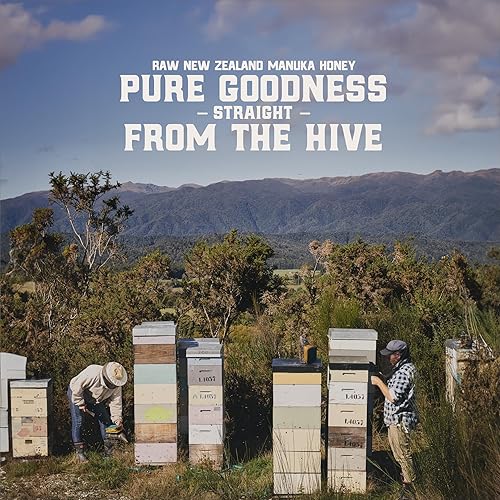 Miniatura 8 de Gold Fern Honey - Miel de manuka cruda de Nueva Zelanda  Certificado MGO 100+ de 1.1 lb  Miel de superalimento pura, natural, genuina, sin
