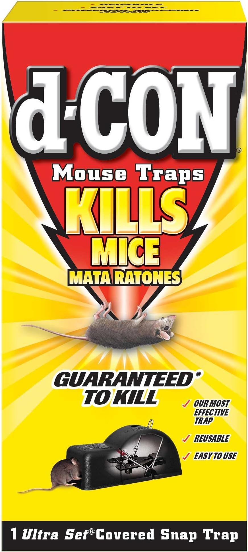 D-Con Ultra Set Covered Snap Trap 1 Ct. (Pack of 10)