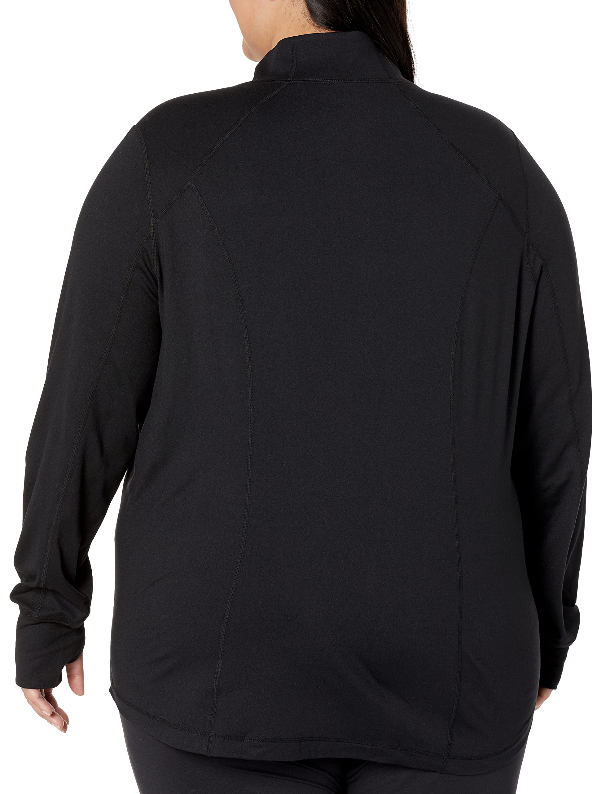 Amazon Essentials Femme Veste Entièrement Zippée en Tissu Brossé Tech Stretch (Grandes Tailles Disponibles)