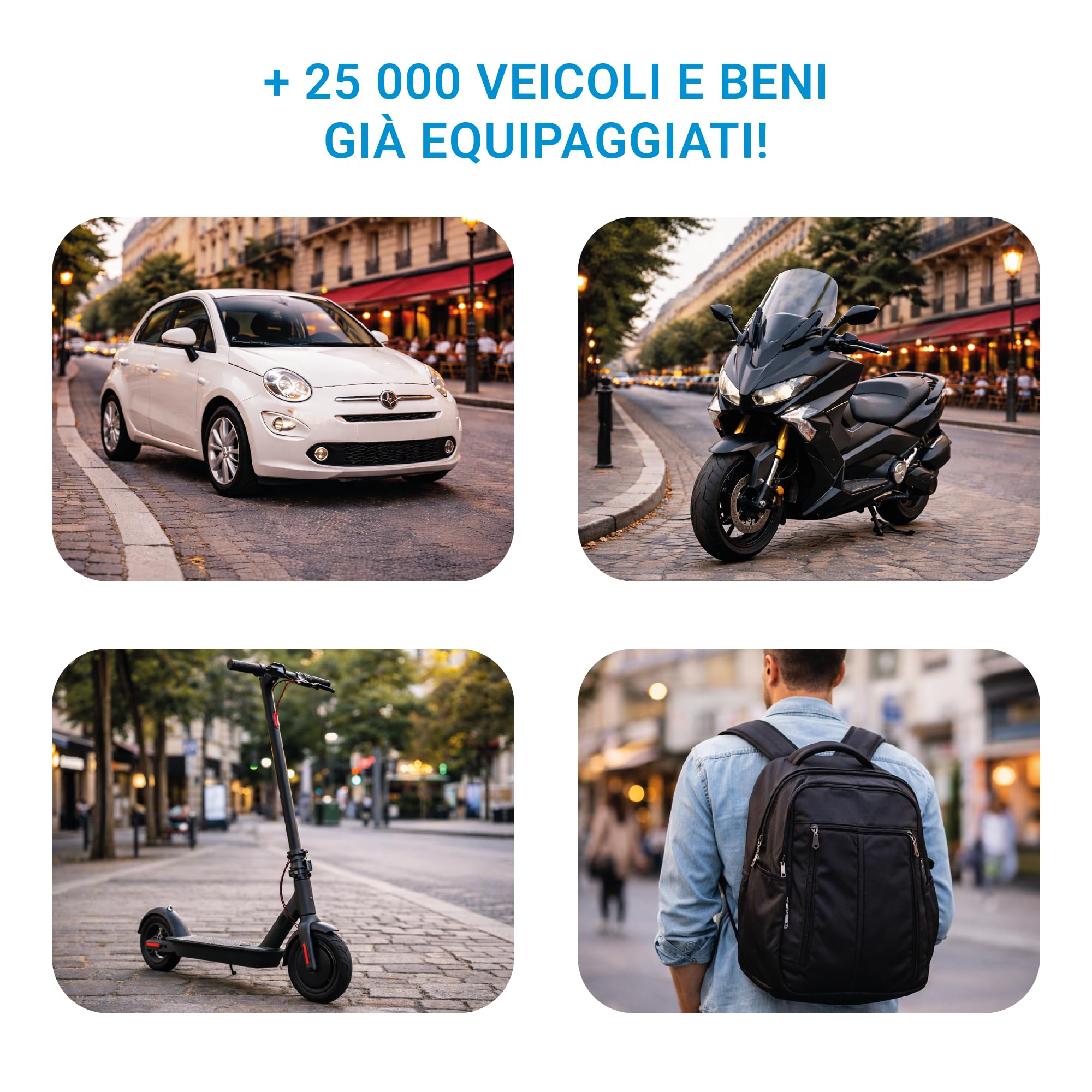 Tracker GPS ZEN S - Non Disturbabile - 3 Anni di Abbonamento Inclusi - Auto, Moto, Scooter, Monopattino, Borsa - Fino a 6 Mesi di Autonomia - Senza Scheda SIM