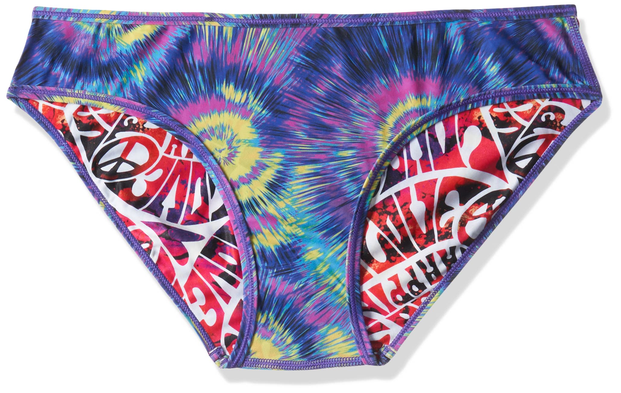 speedo Womens Hippy Explosion Flip Reverse Brief Swimwear-picture-13