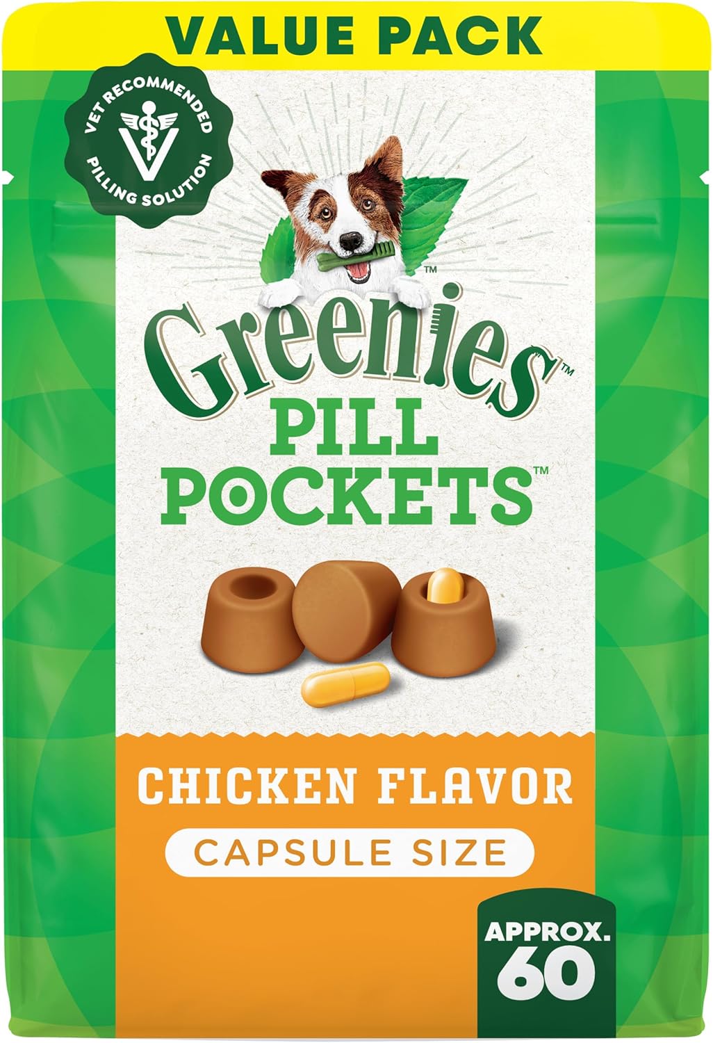 Greenies Pill Pockets for Dogs Large Size, Soft Dog...
