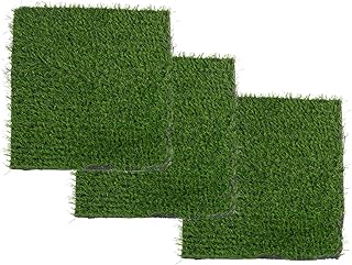 Garneck Chicken Nesting Box Pads 3 Pack Washable Artificial Grass Turf Mats 12 Reusable Chicken Nesting Pads Nest Box Bedding for Chicken Coop Garden Lawn Indoor Outdoor