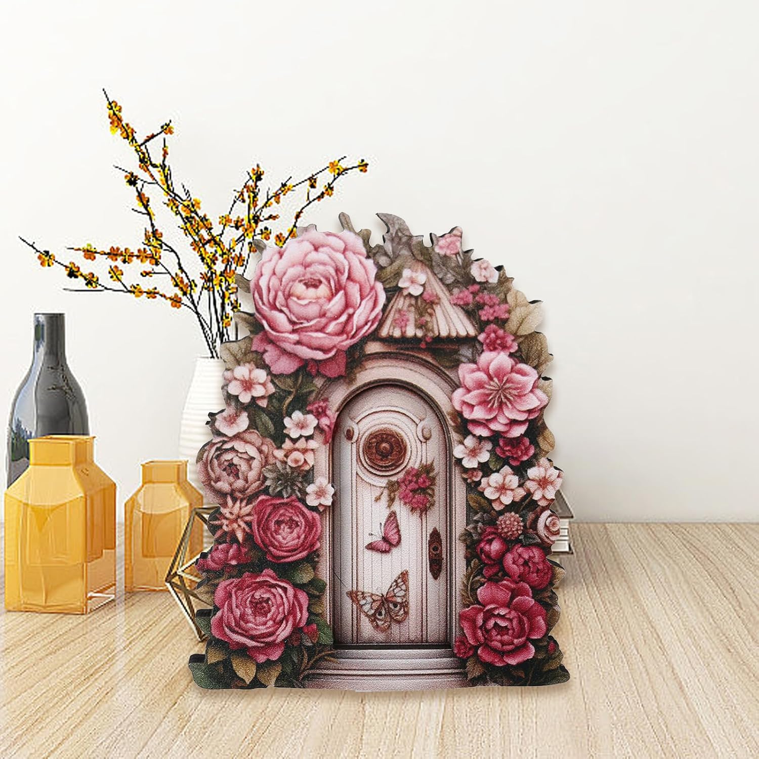 Miniature Fairy Door Fairy Door For Tree Stumps Decors Fairy House Landscape Decorations