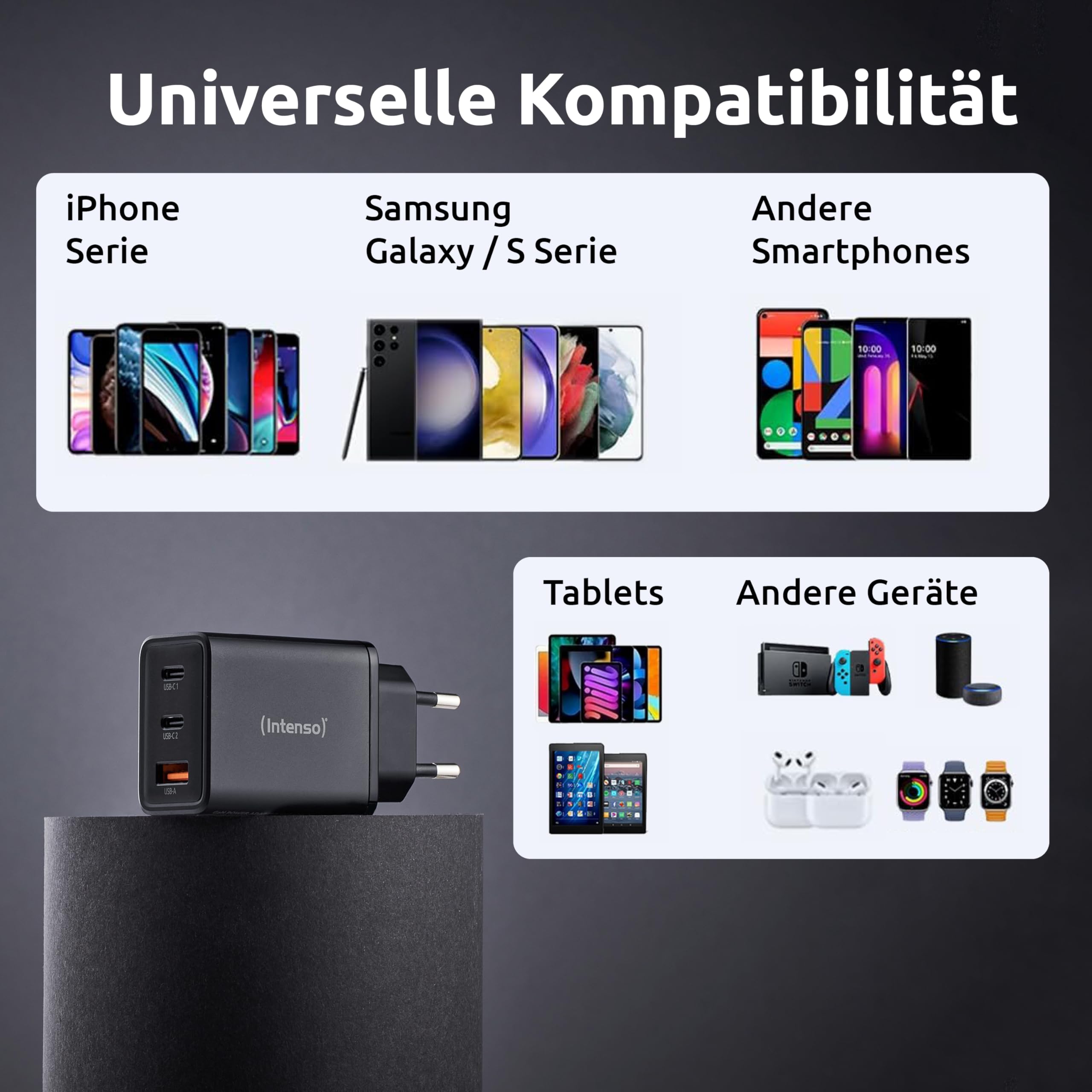 Intenso Power Adapter W65ACC GaN – Bild 3