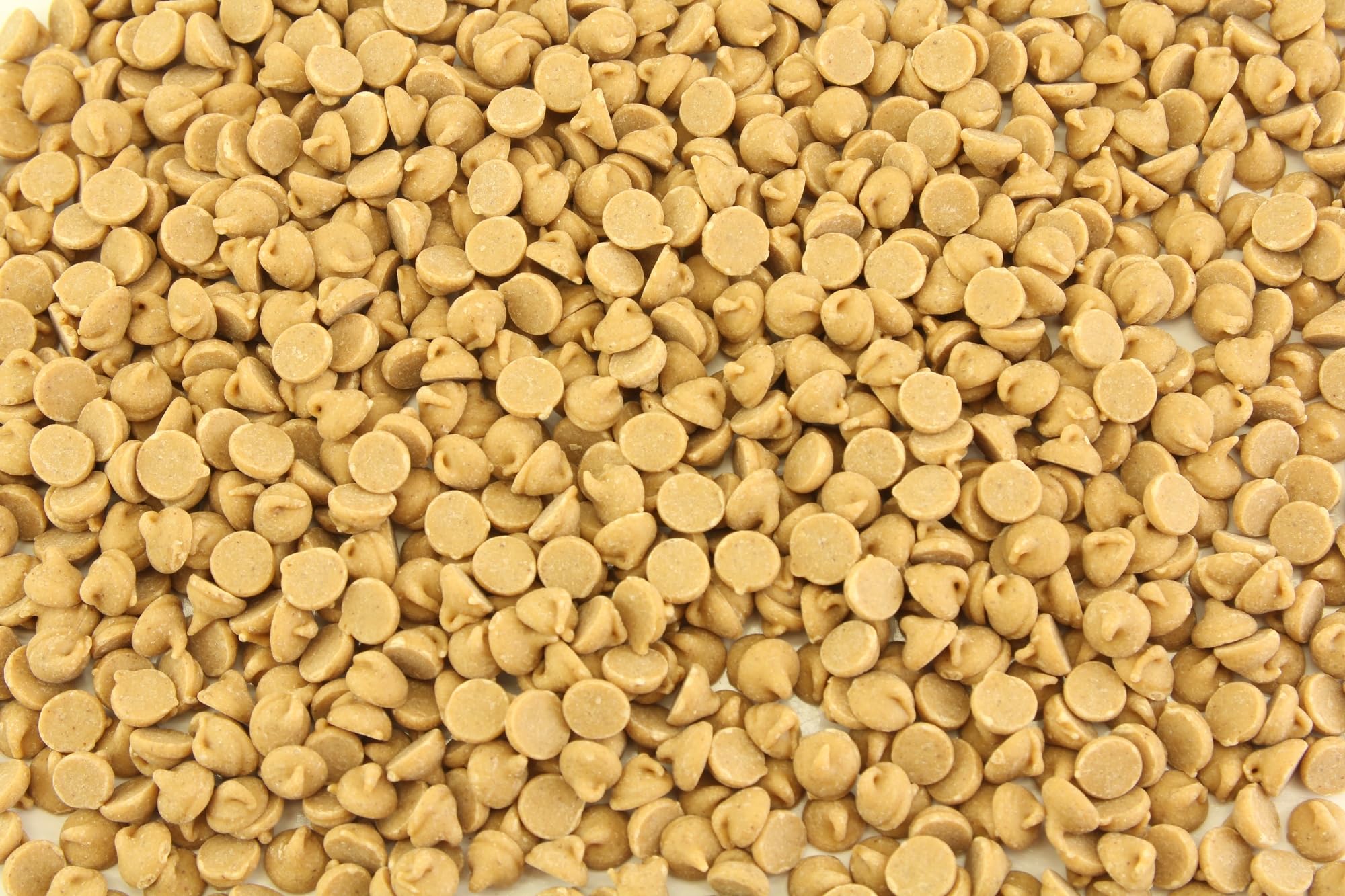 Planet Sweets Peanut Butter Baking Chips 1 Pound Mini Confectionary 1M Bits Drops