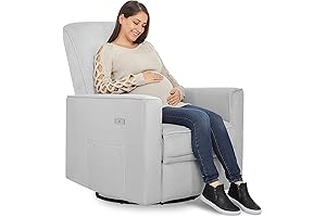 Evolur Harlow Deluxe: The Ultimate Power Rocker Recliner Chair