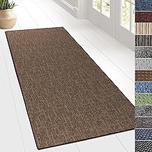 KARAT Hallway Runner for Kitchen, Hallway and Living Room – Made to Measure – Sold by the Metre – Hallway Rug, Kitchen, Living Room (80 x 800 cm, High, Brown)