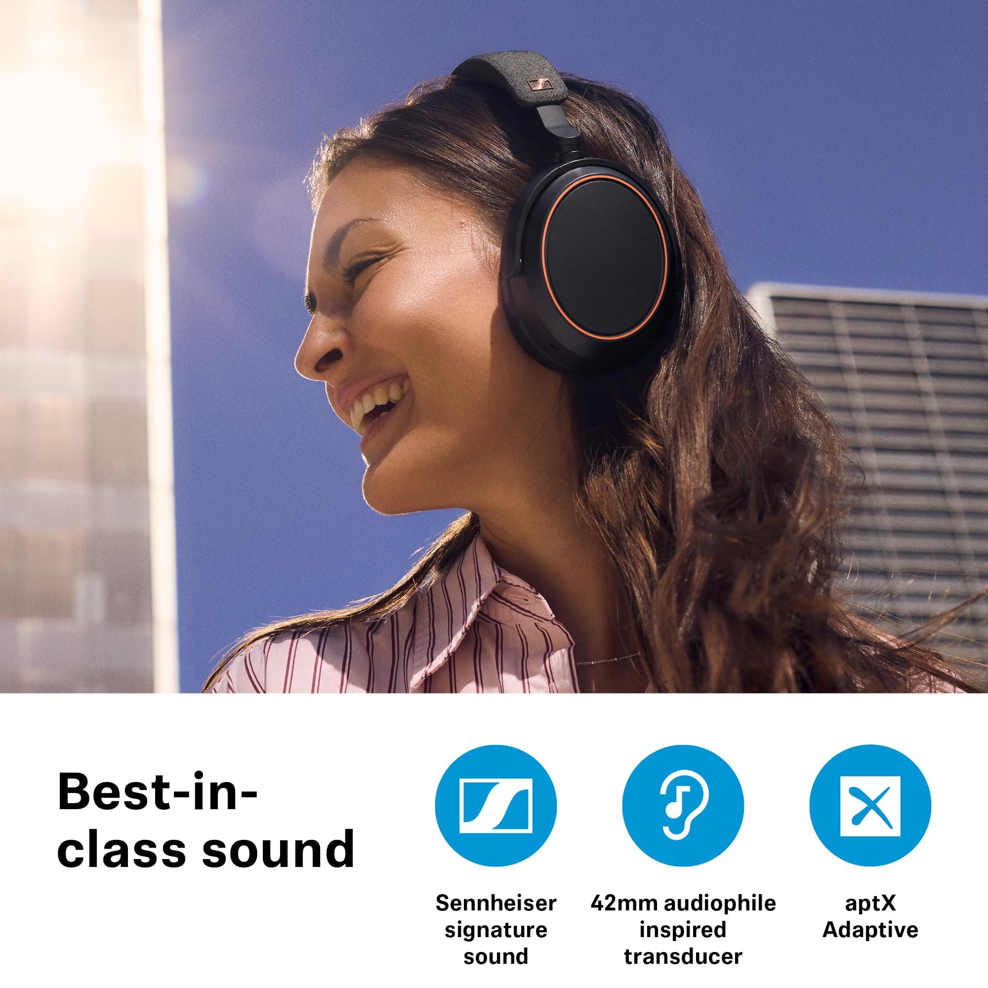 Sennheiser Momentum 4 Wireless Special Edition Headphone, Black