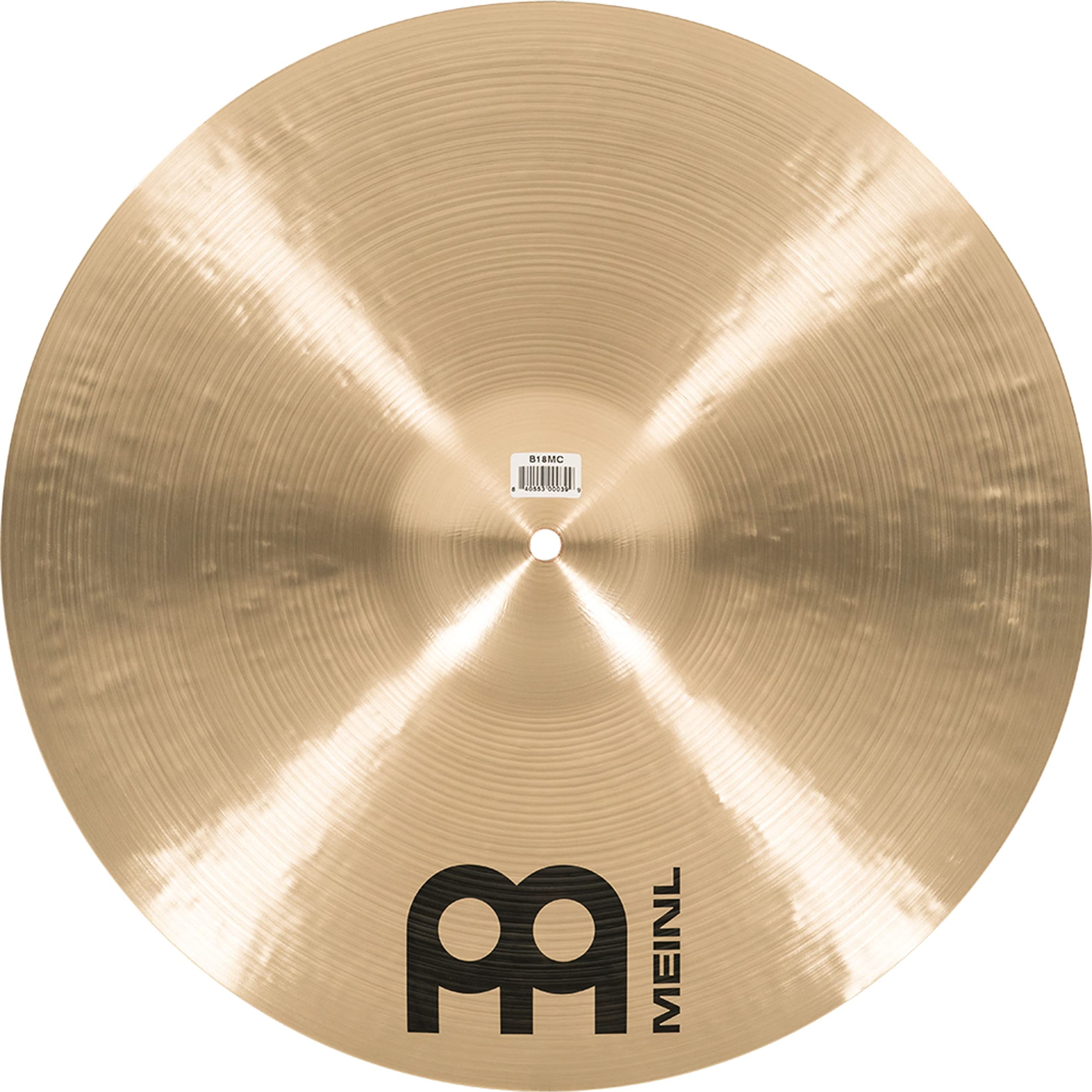 Meinl Cymbals Byzance 45,7 cm Tradicional Média Crash — Feito na