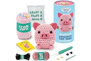 Craftwiz Pig Crochet Kit: Embark on an Amigurumi Adventure