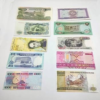 Amazon.co.jp: 【世界の紙幣】世界で最も美しい紙幣10枚 古い紙幣で