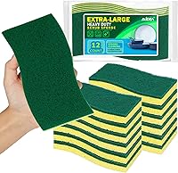 Vista 16 de AIDEA Esponja exfoliante antiarañazos, 24 unidades, esponjas para platos, esponjas de cocina, esponja de limpieza, limpia rápidamente sin arañazos