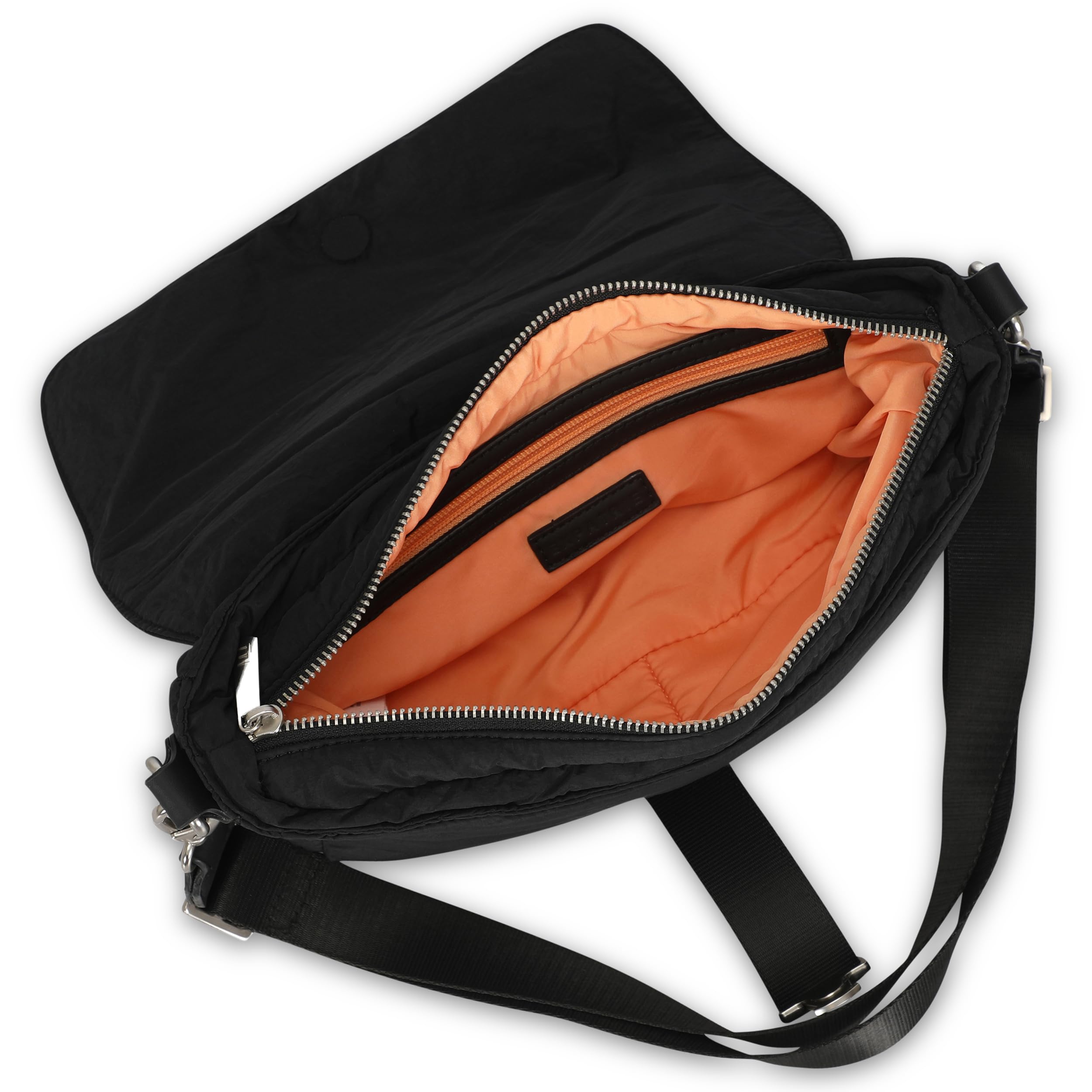 Expatrié Borsa a Tracolla da Donna - Bobby - Borsa Piccola in Nylon - Borsetta con Fibbia in Metallo e Cerniera - Tracollina Piumino Elegante - Crossbody Puffer Bag - Idrorepellente