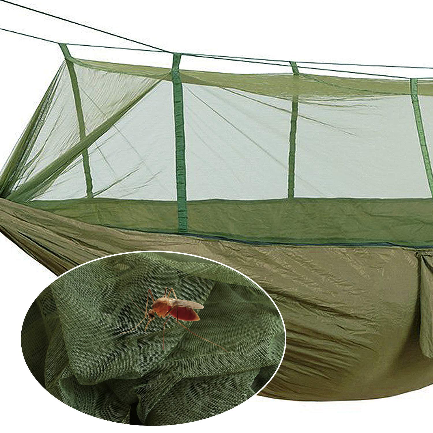 Hamac Moustiquaire de Camping Voyage - Double Portable Respirante à Parachute, Ultra Léger Portable Séchage Rapide Hamacs de Camping pour Outdoor Camping, Randonnée, Voyage, Plage, Jardin,Camouflage Hamac Moustiquaire de Camping Voyage - Double Portable Respirante à Parachute, Ultra Léger Portable Séchage Rapide Hamacs de Camping pour Outdoor Camping, Randonnée, Voyage, Plage, Jardin,Camouflage