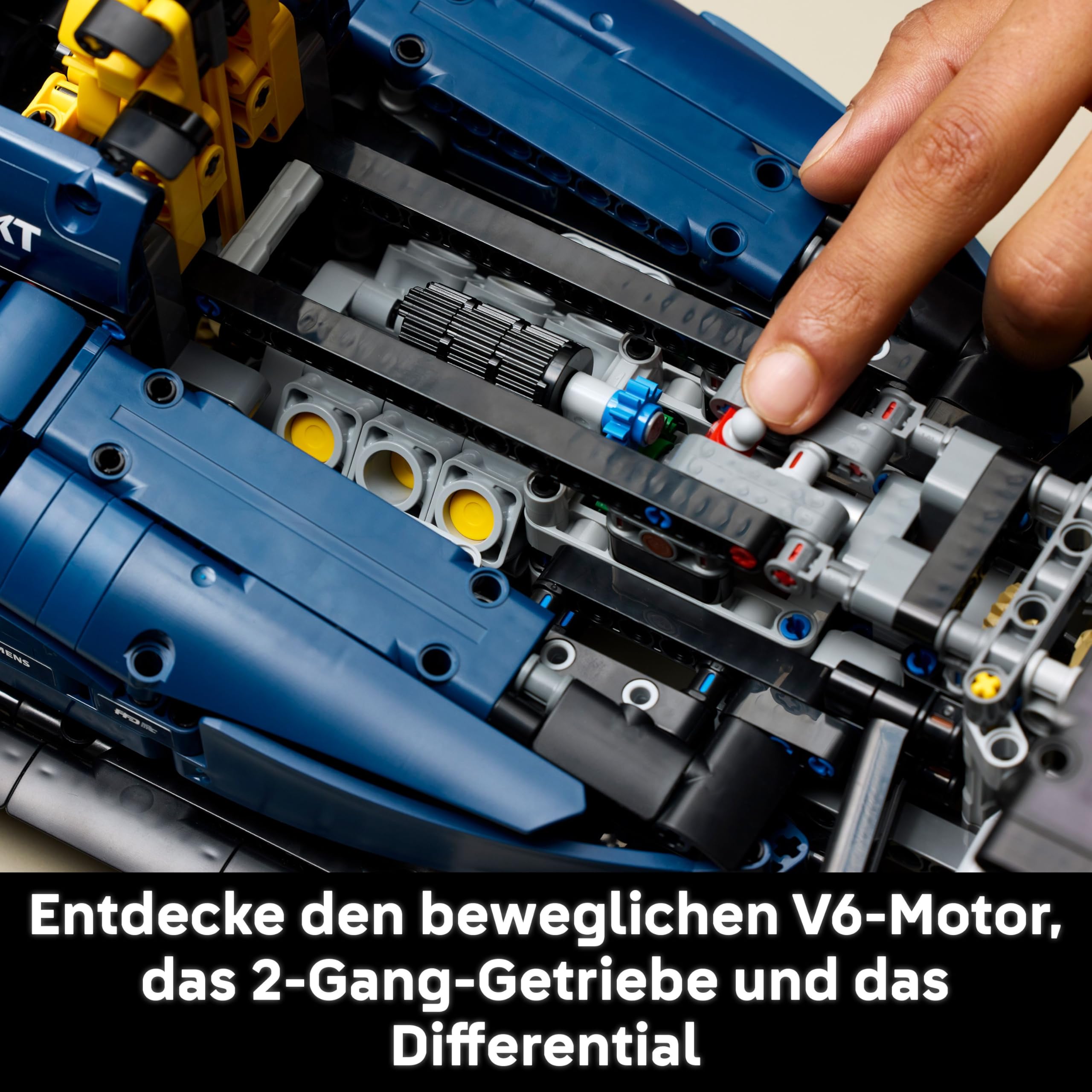 LEGO Technic Oracle Red Bull Racing RB20 F1 Rennauto Modell - Formel 1 Bauset zum Sammeln - V6-Motor, Getriebe, Lenkung & DRS im Maßstab 1:8 - Geschenkidee für Erwachsene & Teenager 42206