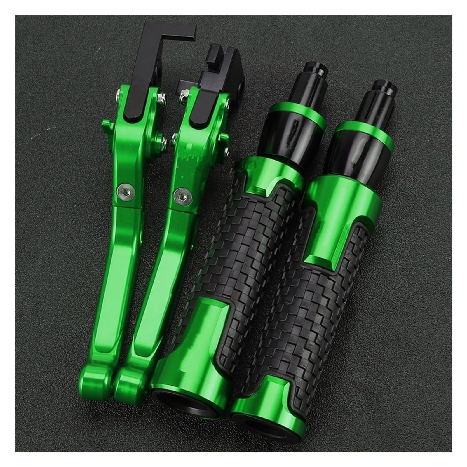 Pbqenxb M Break And Clutch Levers For Kawasaki For Ninja For Zx6r 2019-2024 Brake Clutch Levers Handlebar Grips Ends Adjustable Lever(M)