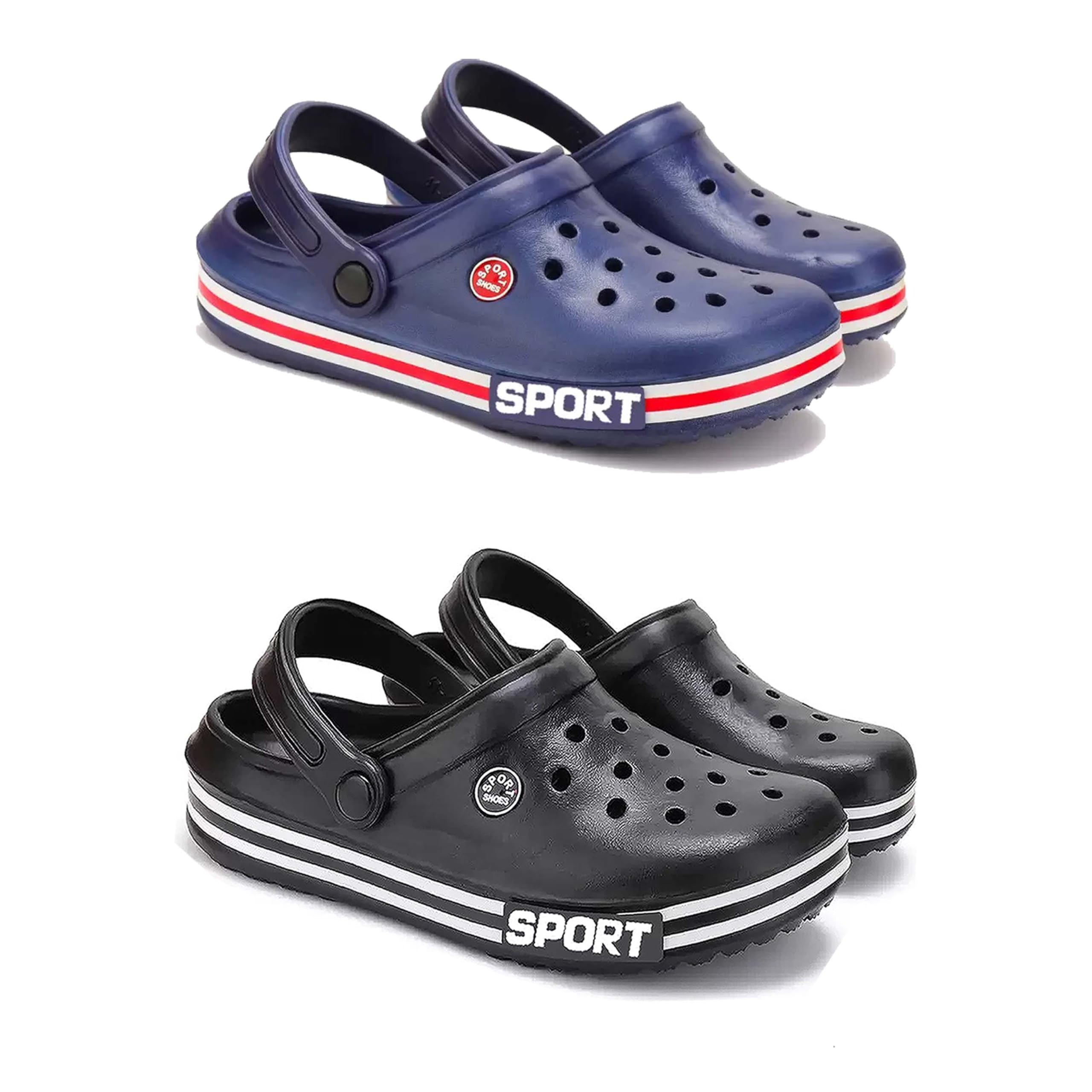 Men's Sandals Clogs| Lightweight Wear| Stylish & Easy to Wear For Men's GP-SAN-(2-COMBO)-3015-3014