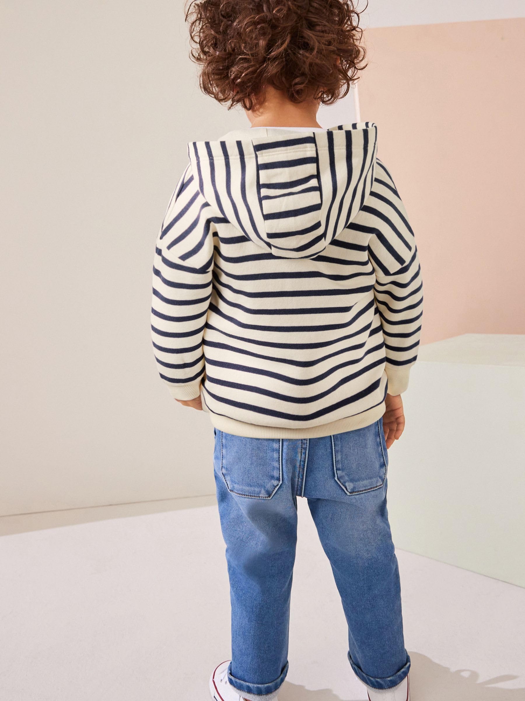 NEXT Jungen Standard Oversize-Kapuzenjacke mit Reißverschluss 62-122