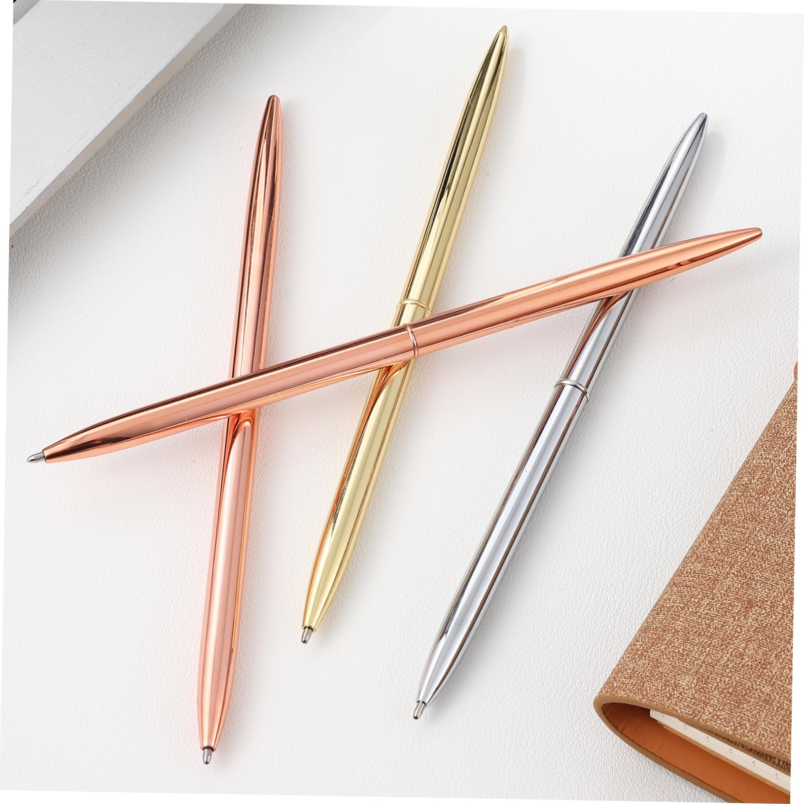 VILLCASE 5 Sätze Kugelschreiber Set Filzstifte Gelschreiber Zum Schreiben Stifte Mit Feiner Spitze Aktenschrank Minen Für Kugelschreiber Goldhalter Schreibtisch Organizer 6 Stück * 5