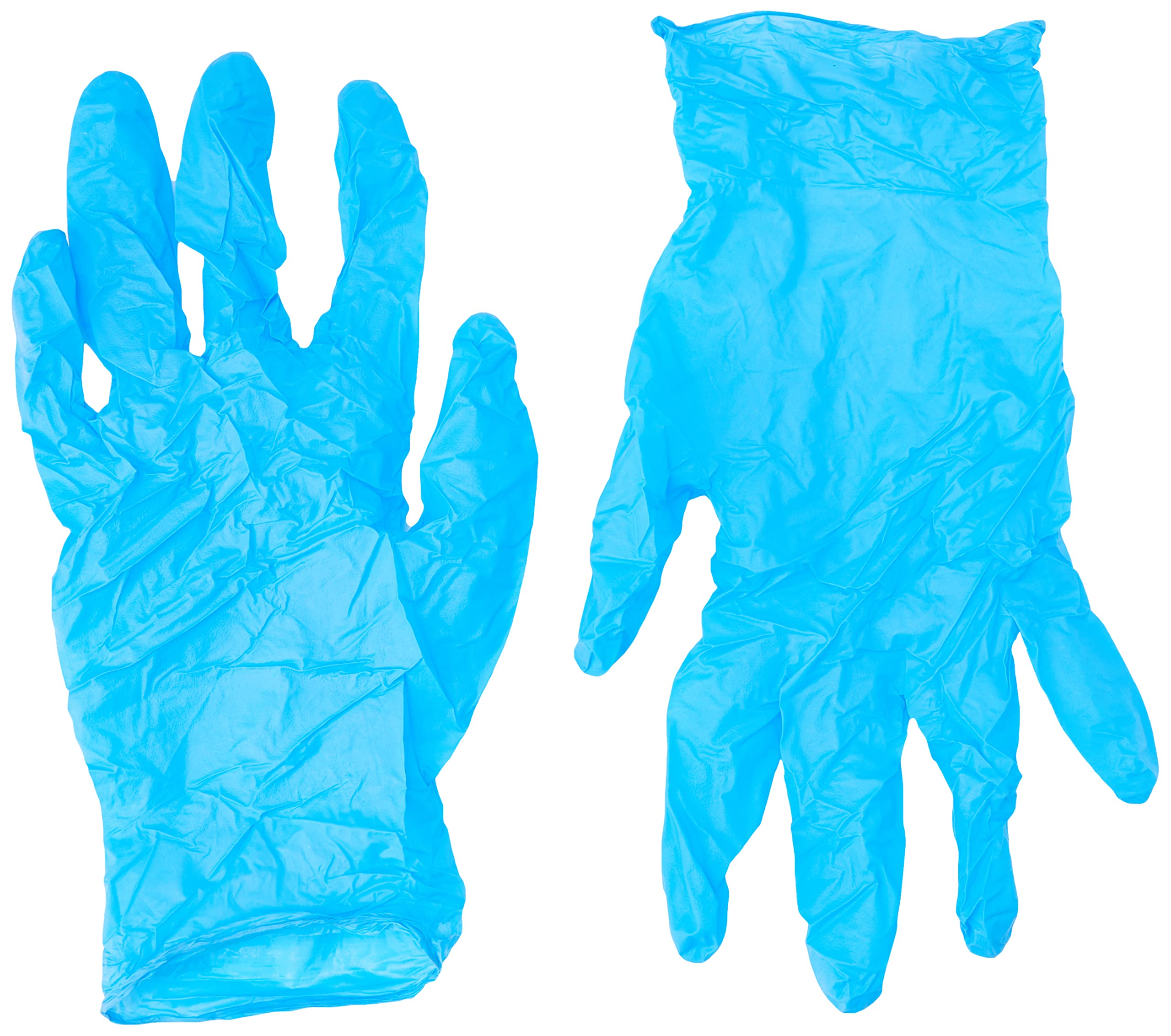 TouchGuard Gants à usage unique bleus en nitrile, non-poudré et sans latex, boîte de 10*100, taille M