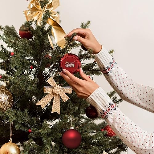 Miniatura 5 de I Love Country Music - Bolas de Navidad, adornos para árbol de Navidad, colgante de decoración colgante para fiesta de vacaciones, 1 unidad