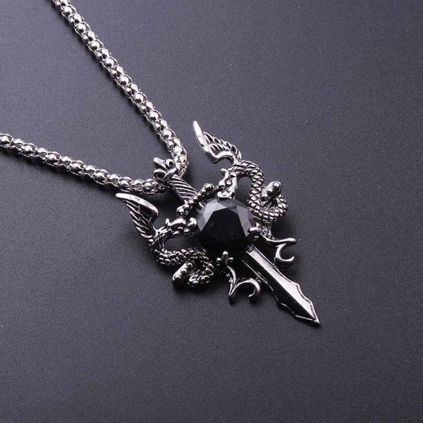 1pc Collier Pendentif Chauve Souris En Améthyste Naturelle