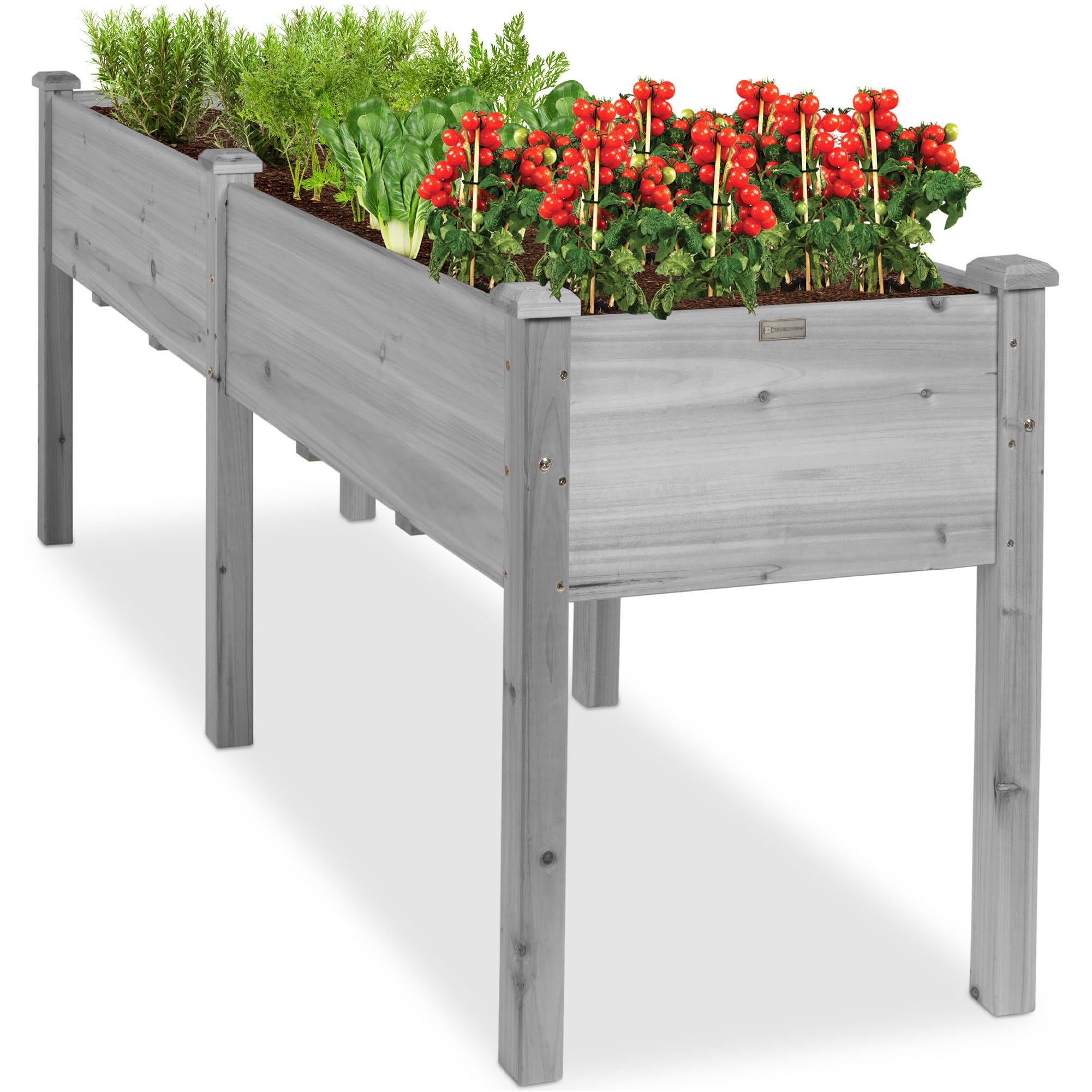 Amazon.com: Best Choice Products 72x24x30in Raised Garden Bed