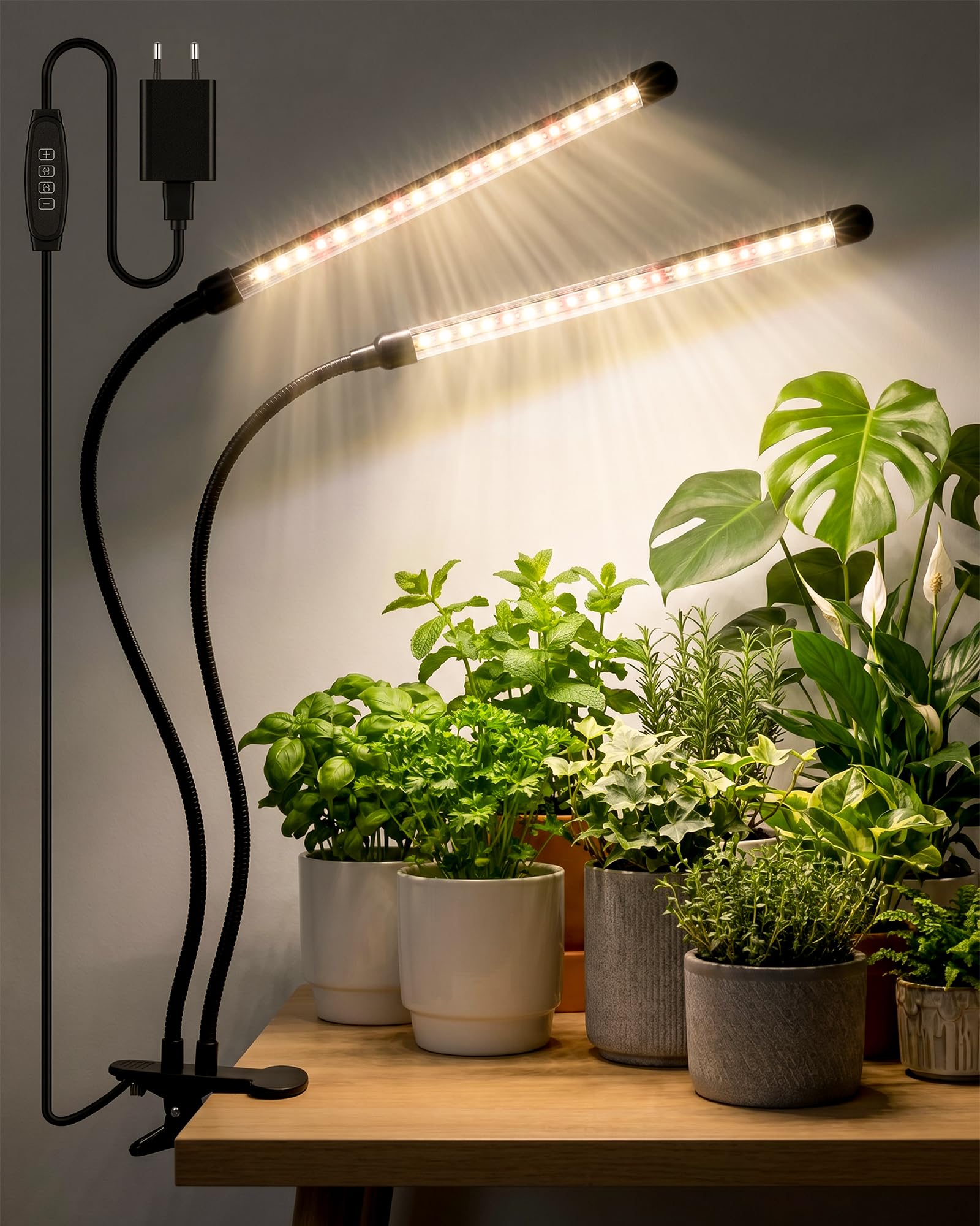 Clip-on LED Full Spectrum Kweeklamp