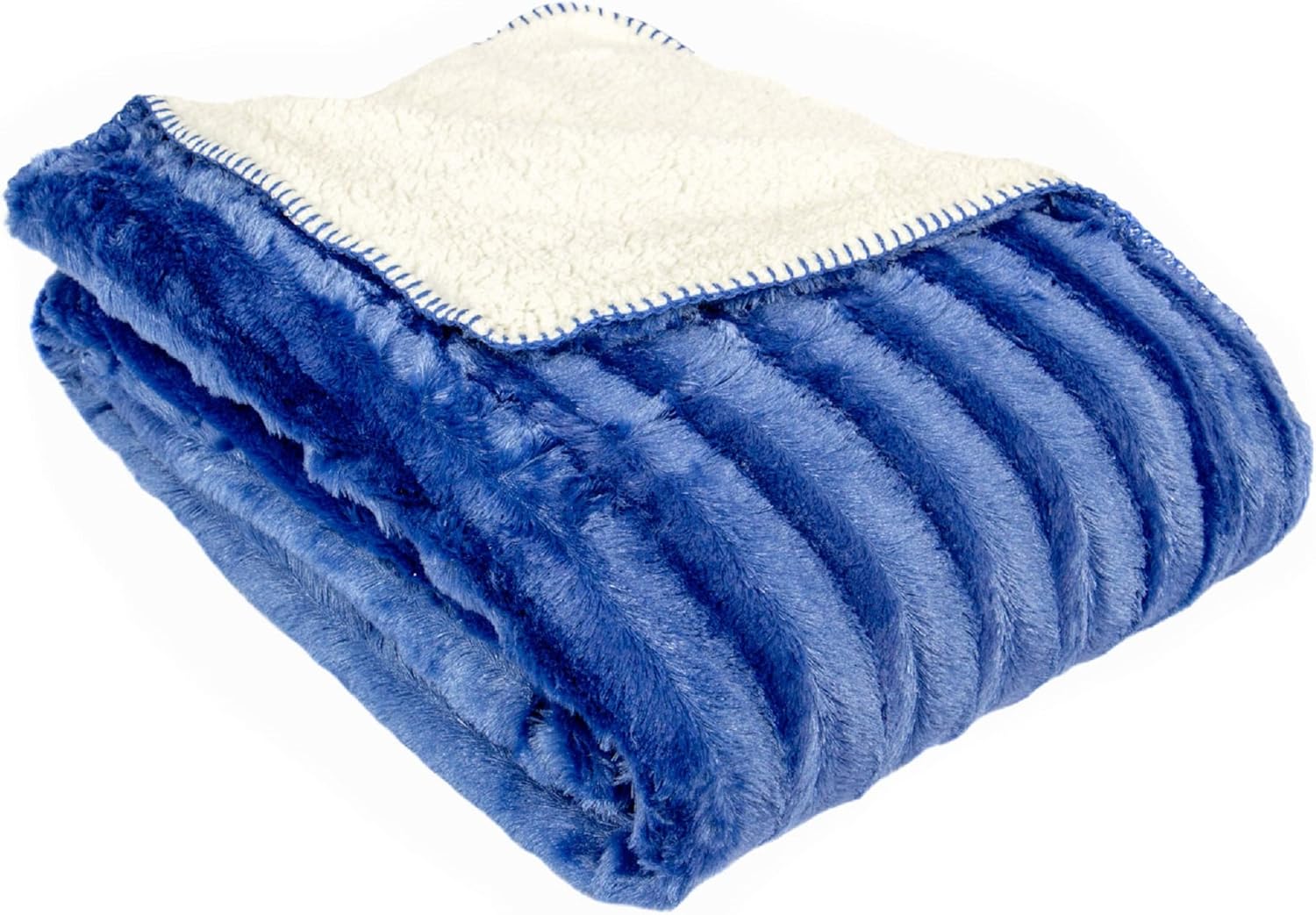 Cozy Fleece Oversized Luxury Solid Mink Throw Blanket with