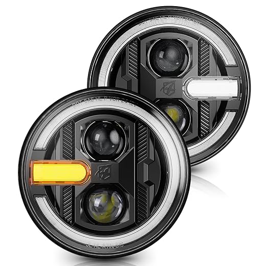Xprite 7" 1200% Brighter Halo Headlights