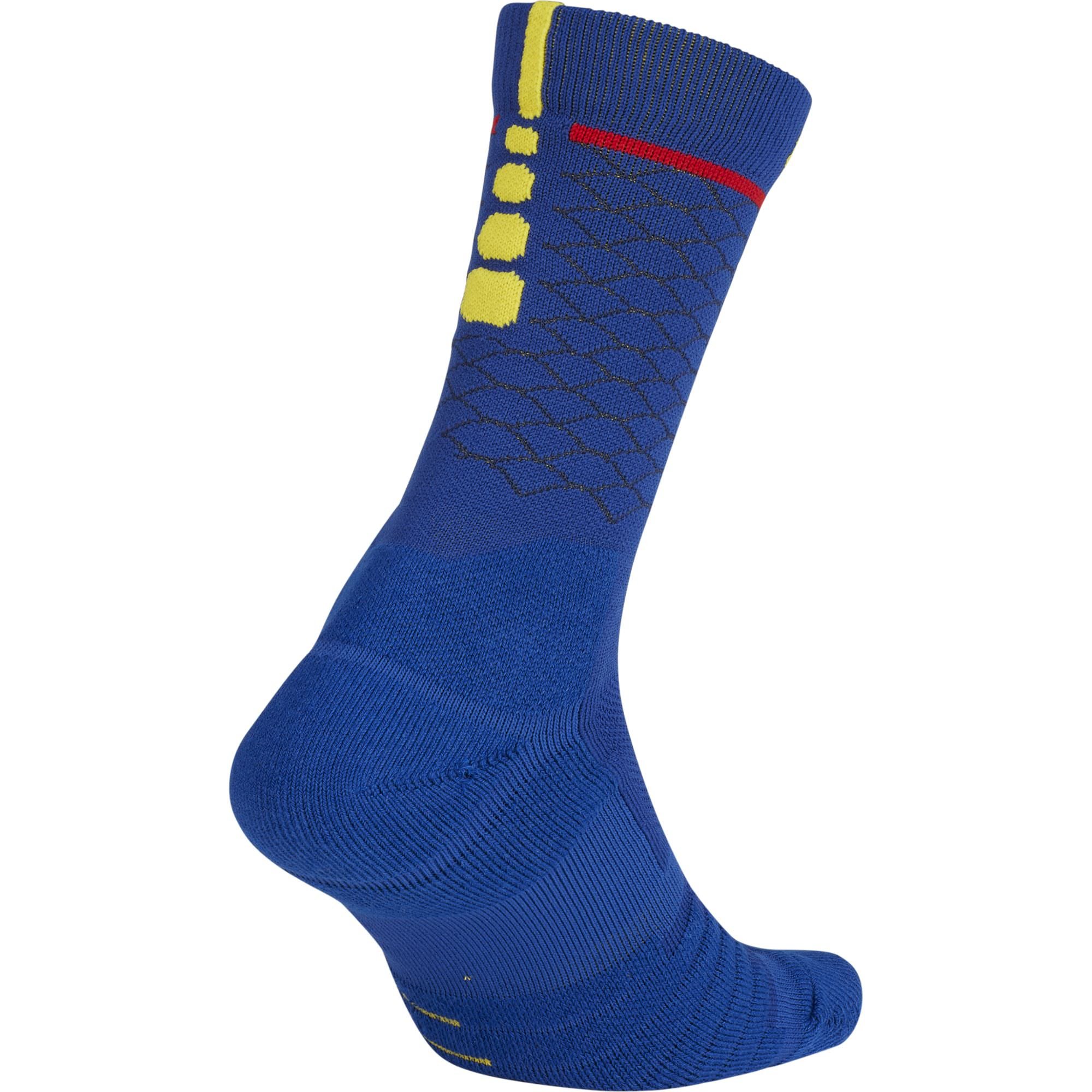 NIKE - ウォリアーズホワイトGrip PowerCrewソックスNBA選手支給品Lサイズ ウォリアーズホワイトGrip Power Crewソックス Nike NBA選手支給