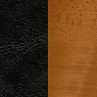 Vista 7 de EMMA + OLIVER Vertical Slat Back Cherry Wood Chair, Black Vinyl Seat