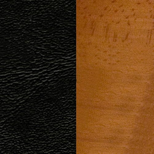 Miniatura 7 de EMMA + OLIVER Vertical Slat Back Cherry Wood Chair, Black Vinyl Seat Asiento de vinilo negro/marco de madera de caoba,Asiento de vinilo negro/marco