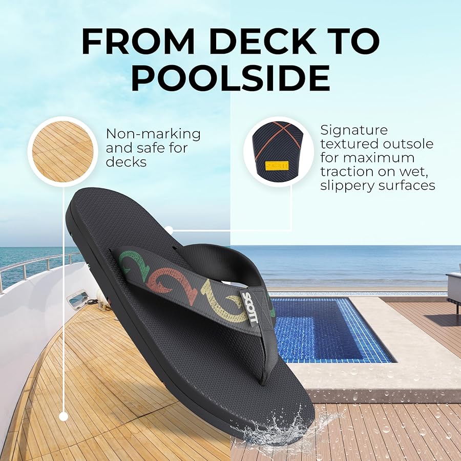 Amazon.com | Scott Hawaii Men's Kaikane Sandal - Nylon