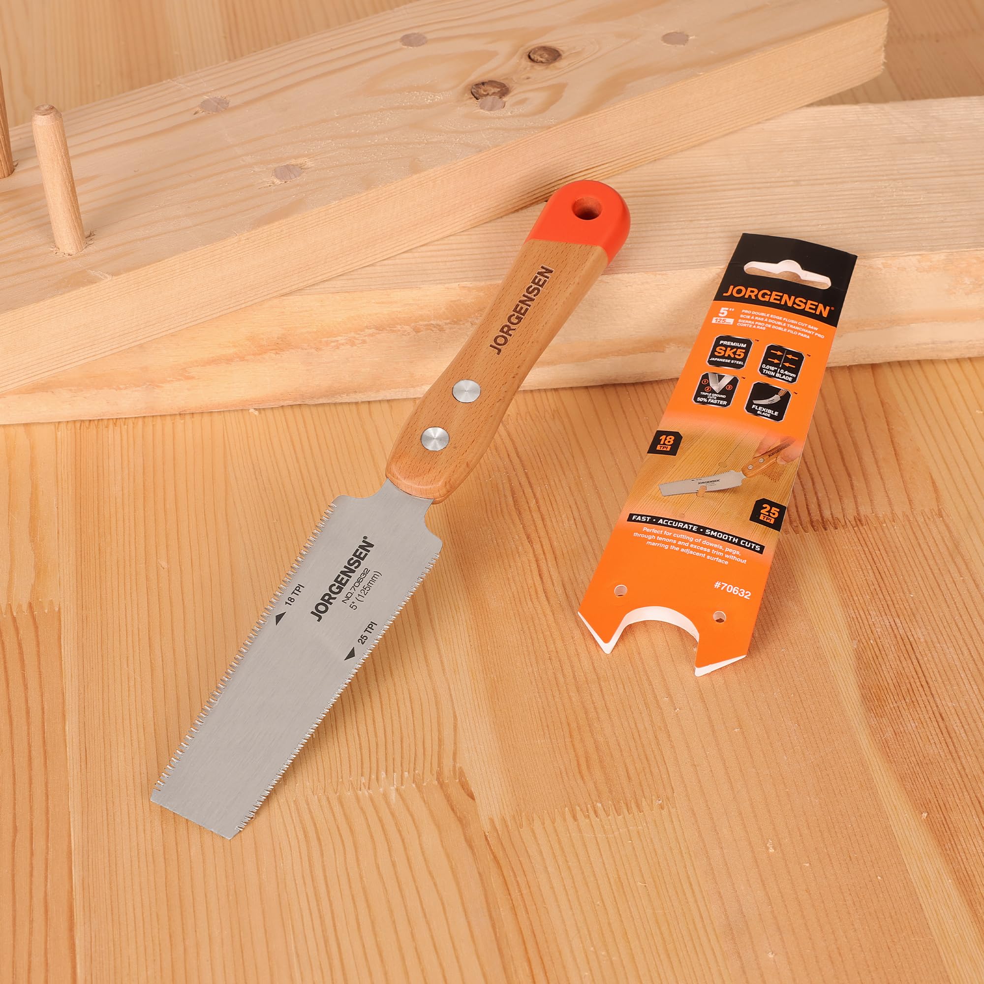 Jorgensen Japanese Flush Cut Saw - 5 Inch -8